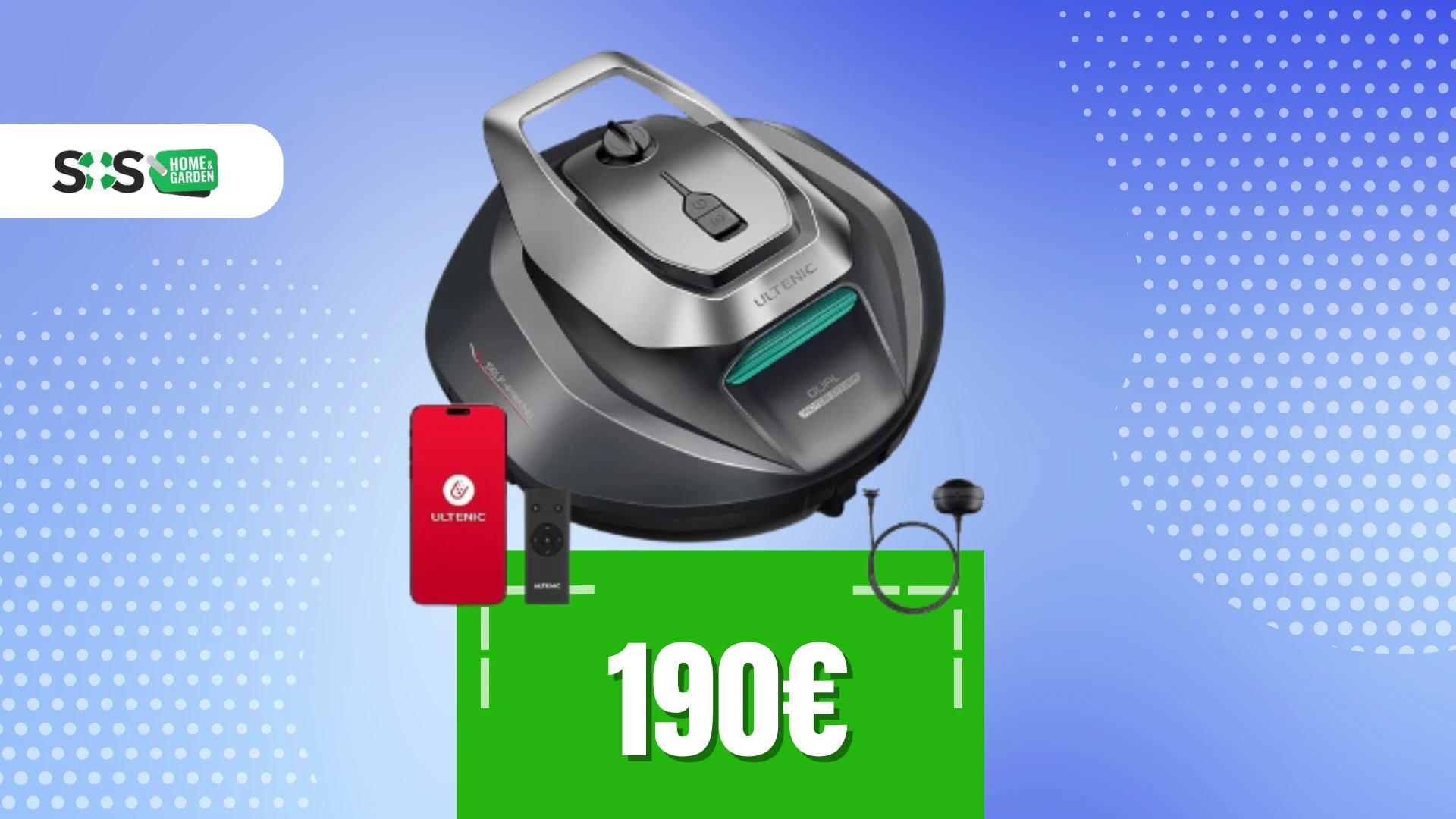 Immagine di Alla pulizia della tua piscina ci pensa il robot Ultenic!