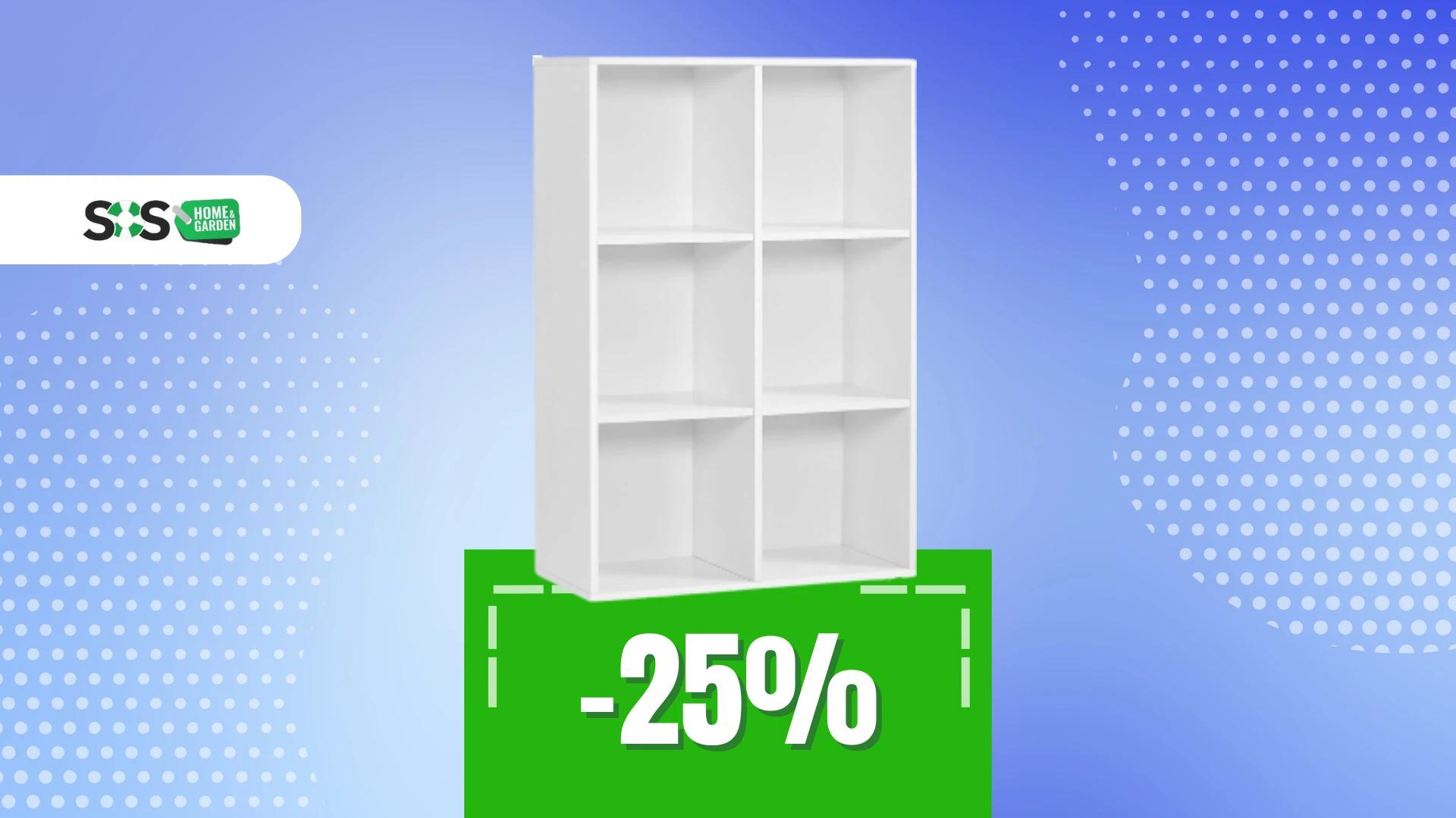 Immagine di Una soluzione per libri e soprammobili oggi a soli 53€!