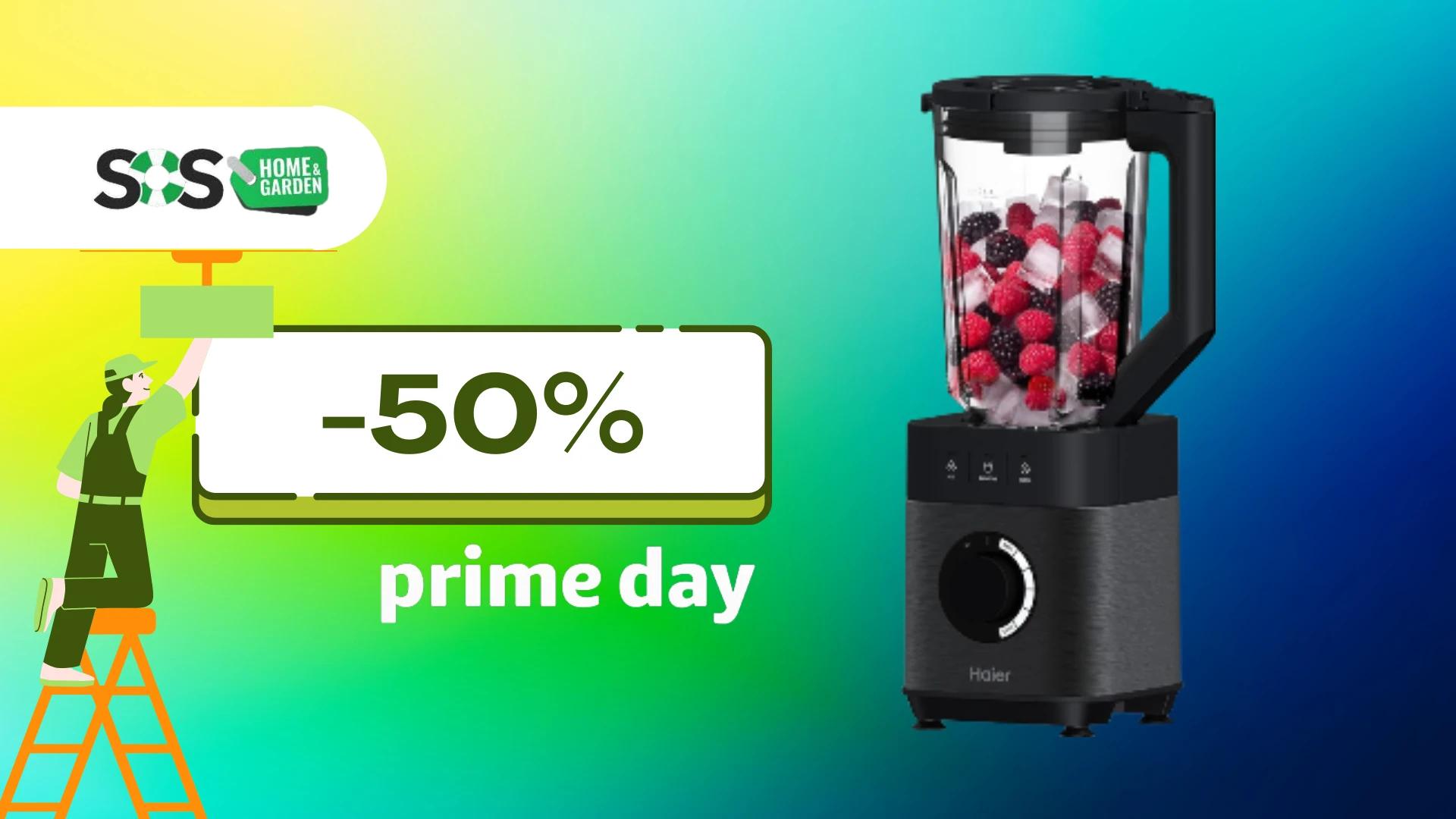 Immagine di Potente frullatore a METÀ PREZZO al Prime Day: oggi 50€!