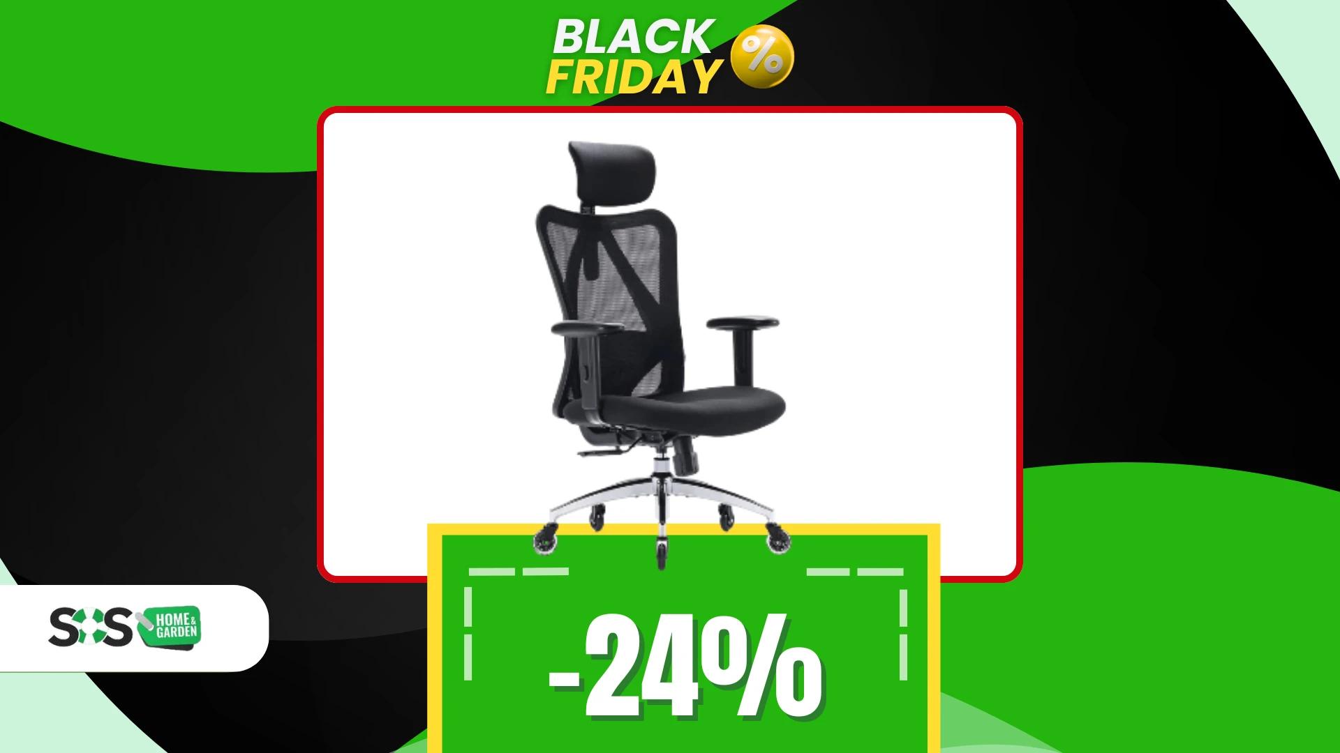 Immagine di Sedia da ufficio a soli 160€ per sentirvi come un re!