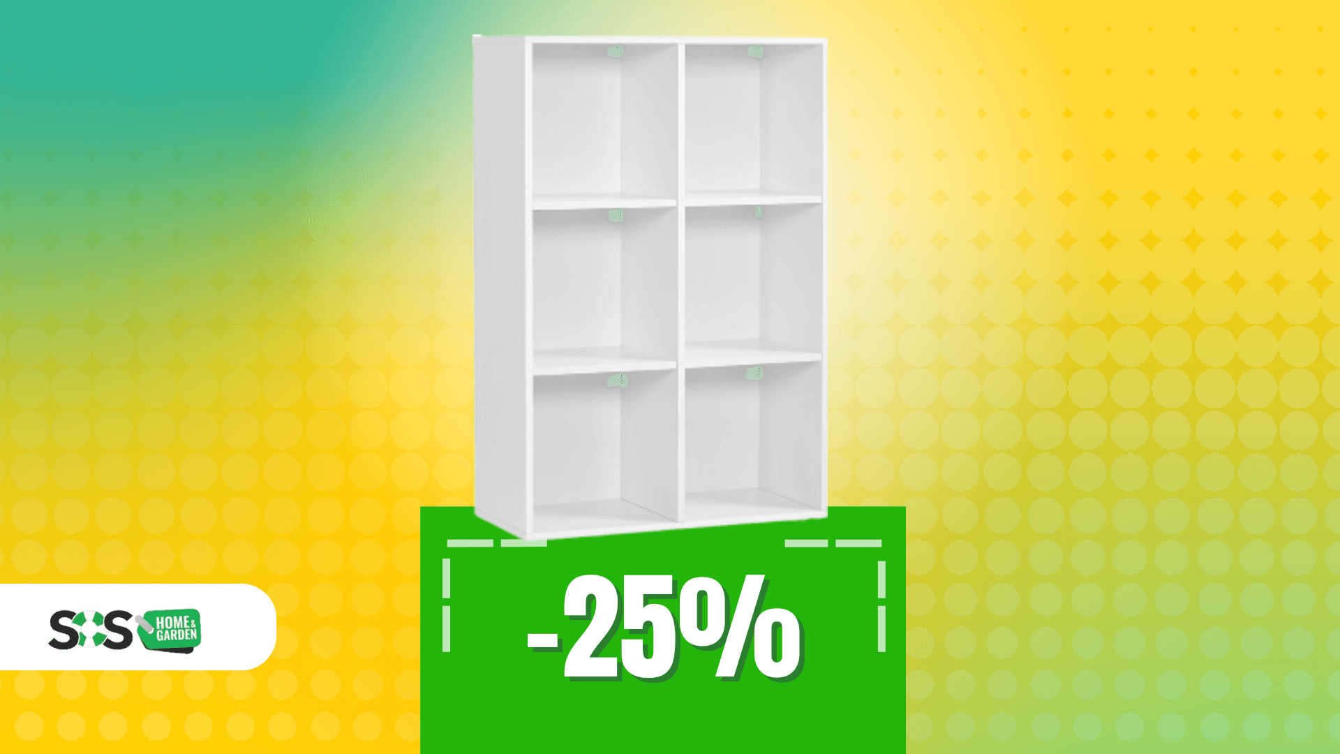 Immagine di Libreria a 6 cubi per mettere tutto ciò che vuoi a soli 46€!