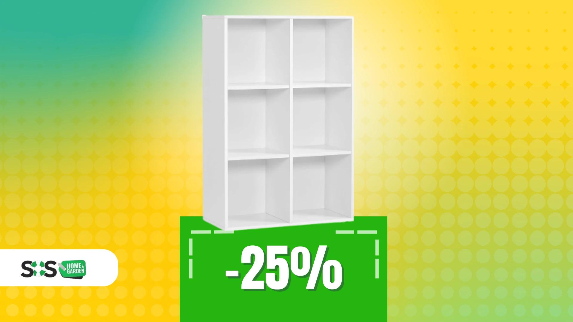Immagine di Libreria a 6 cubi per mettere tutto ciò che vuoi a soli 46€!