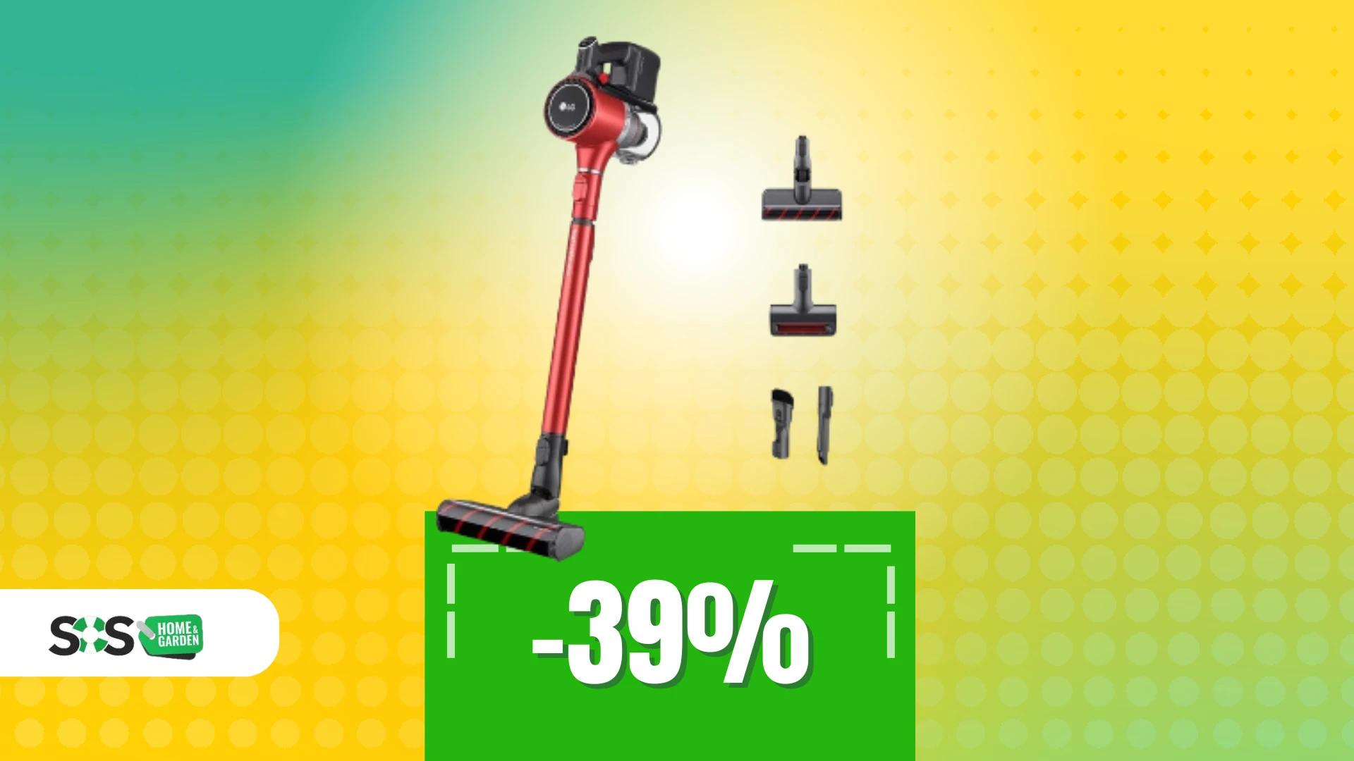 Immagine di Aspirapolvere LG in offerta: pulizia senza fili a soli 242€!