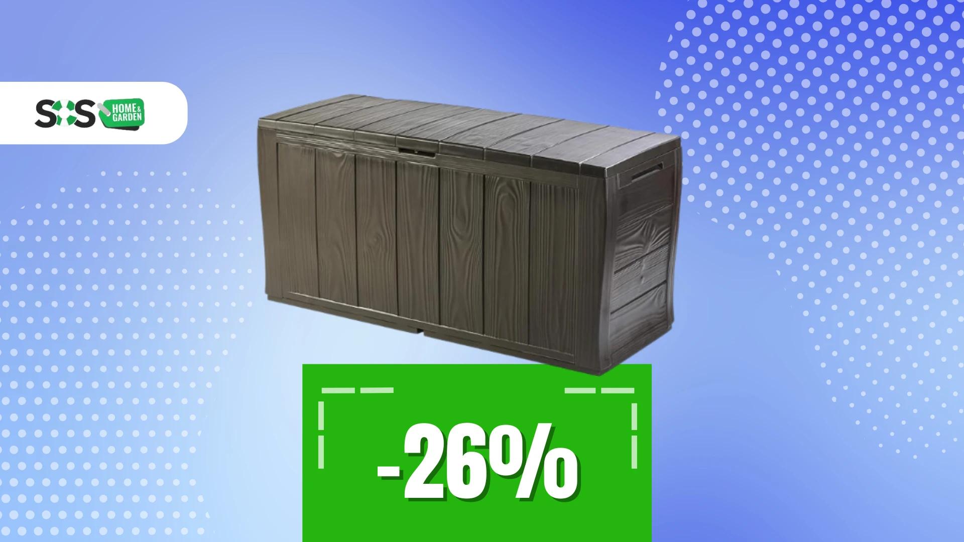 Immagine di Tutto in ordine con questo Baule da esterno a soli 37€!