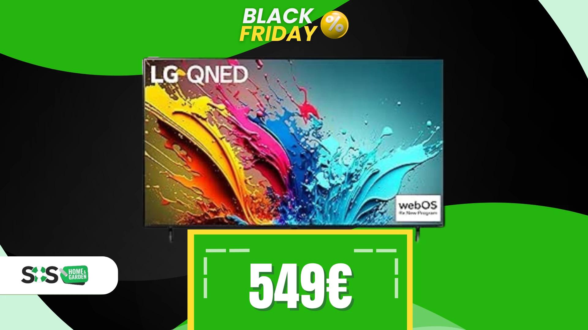 Immagine di Smart TV LG QNED 50'' a 549€: richiestissima su Amazon!