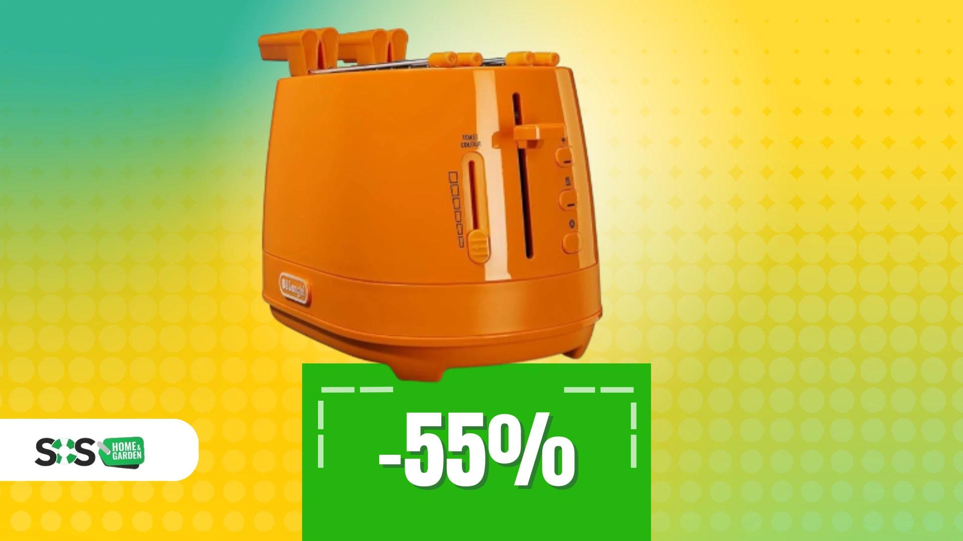 Immagine di Funzionale e colorato: tostapane De'Longhi oggi a soli 27€!