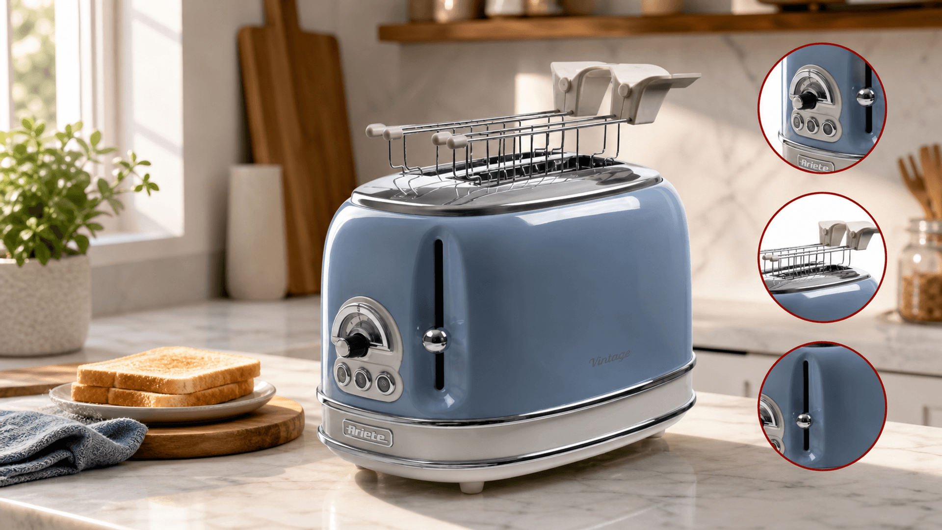 Immagine di Ariete 155 Tostapane Vintage 2 fette al minimo storico: ora -33%