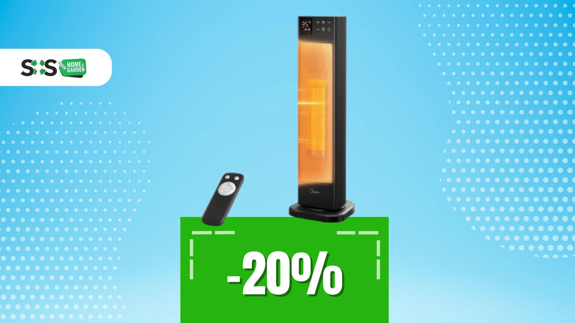 Immagine di Stufetta elettrica silenziosa con 2 livelli di temperatura!