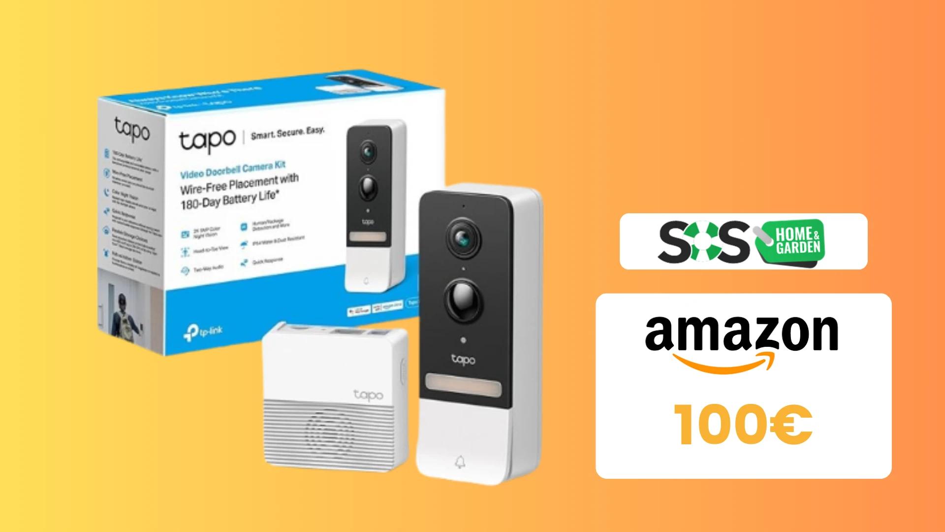 Immagine di Video doorbell Tapo a 100€ con rilevamento intelligente!