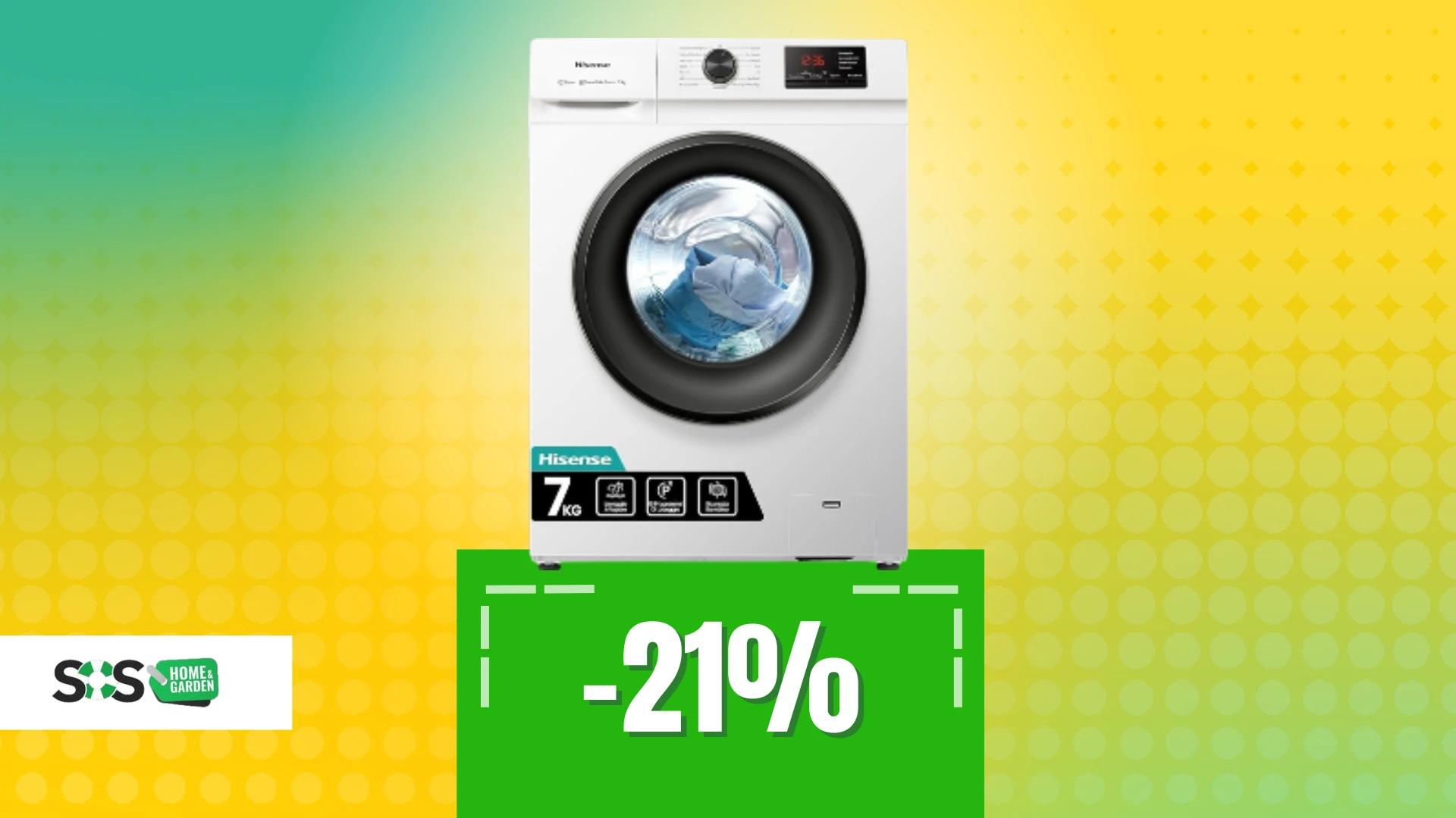 Immagine di Lavatrice Hisense con 15 programmi per un bucato perfetto!