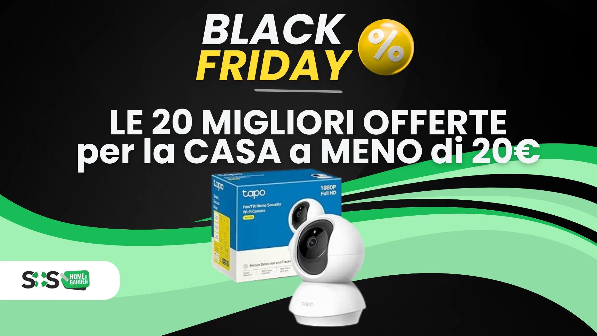 Immagine di Black Friday Amazon: le 20 migliori offerte per la casa a meno di 20€!