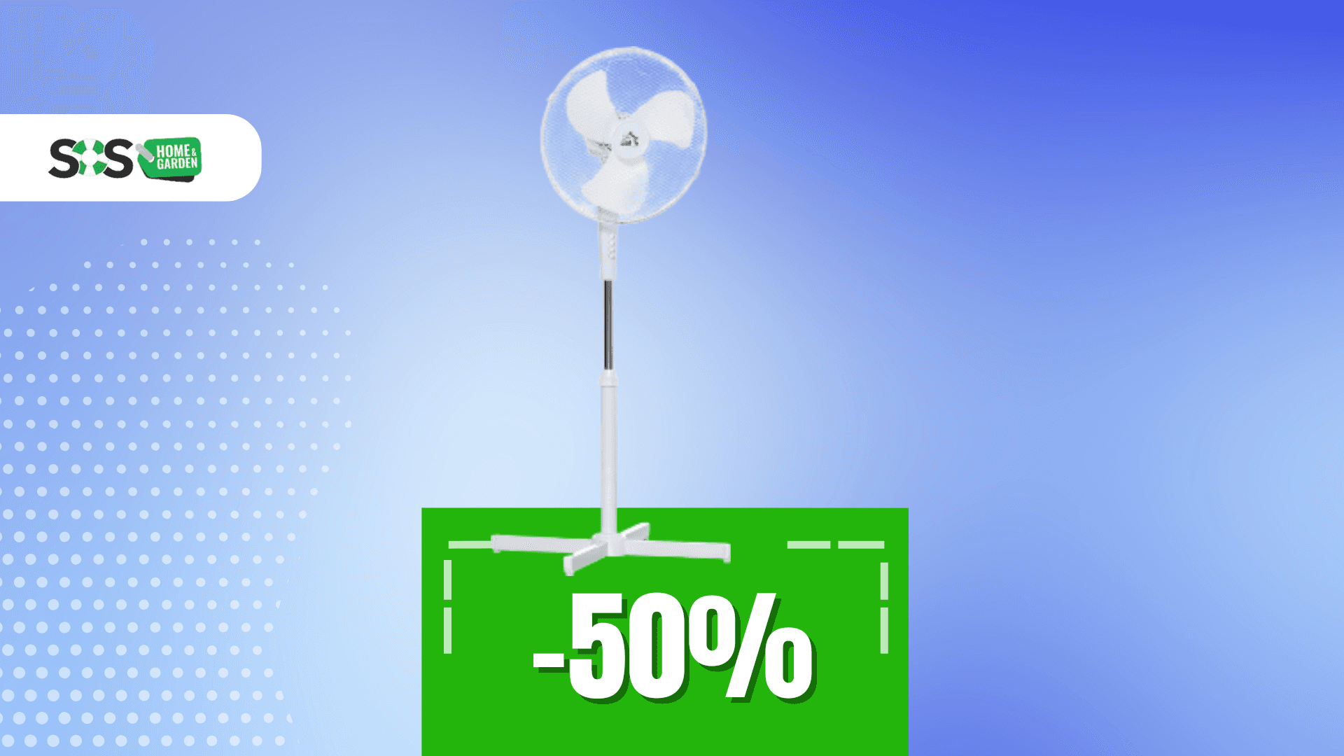 Immagine di Fresca estate, spesa ridotta: ventilatore a piantana a 22€!