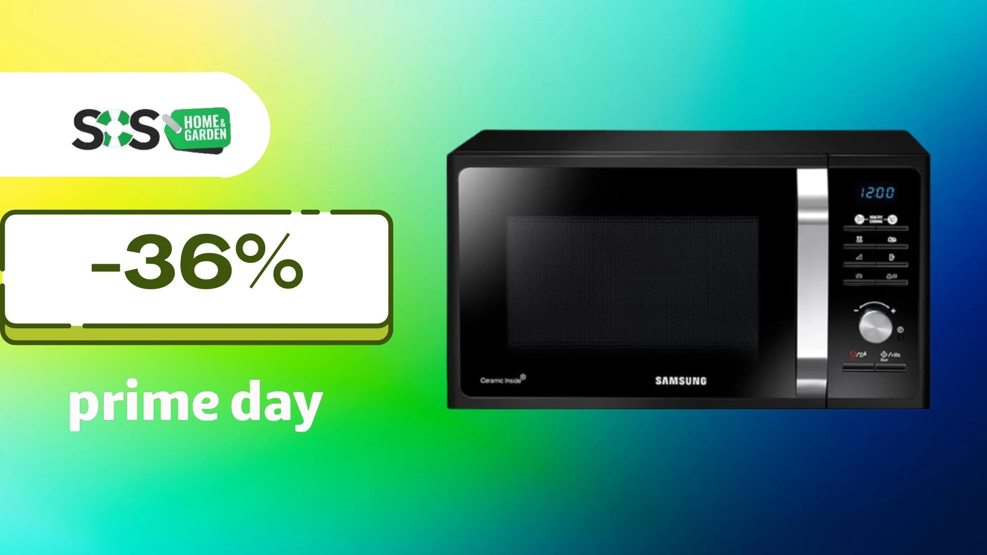 Immagine di Forno a microonde Samsung da 23 litri a solo 89€!