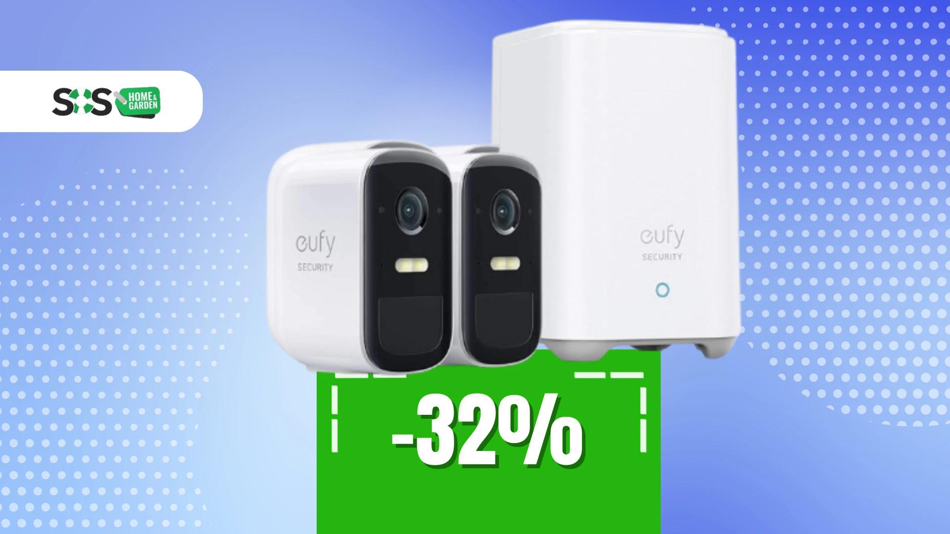 Immagine di EufyCam 2C Pro a 150€ per una sicurezza senza compromessi!