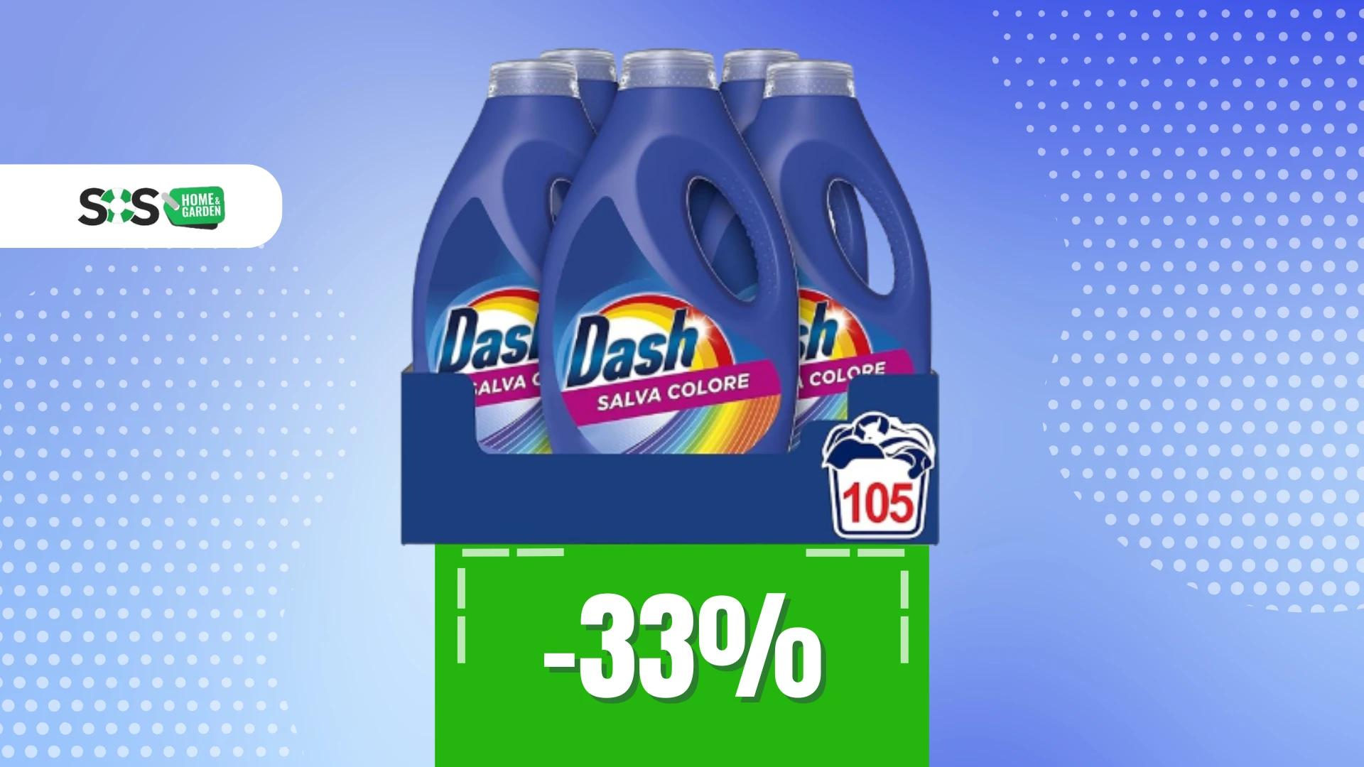 Immagine di 5 Dash Salva Colore a soli 25€: efficaci anche a freddo!