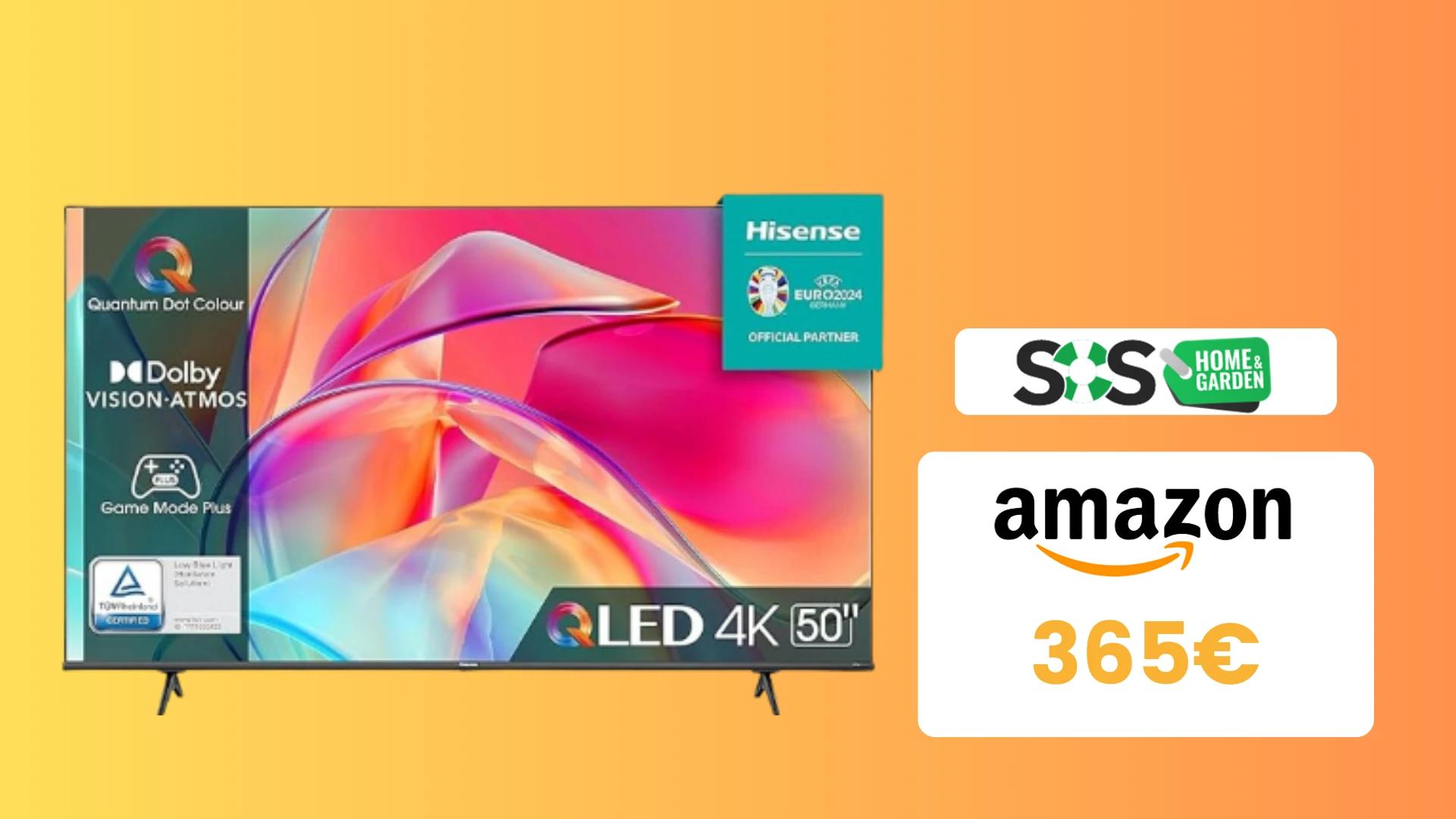 Immagine di Esperienza da cinema con la smart TV Hisense 50" QLED 4K!