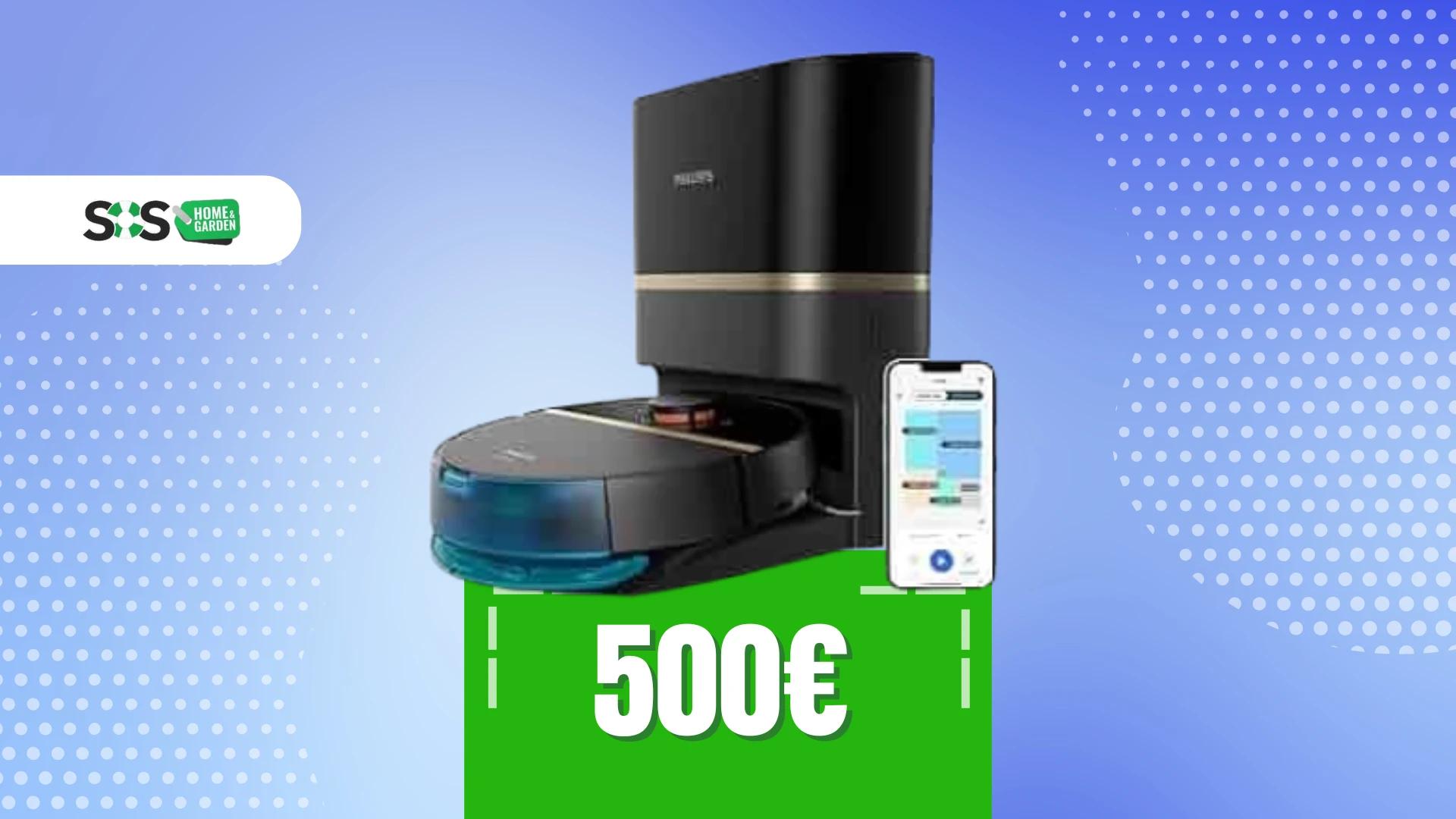 Immagine di Aspira e lava senza sosta: Philips HomeRun a 500€!