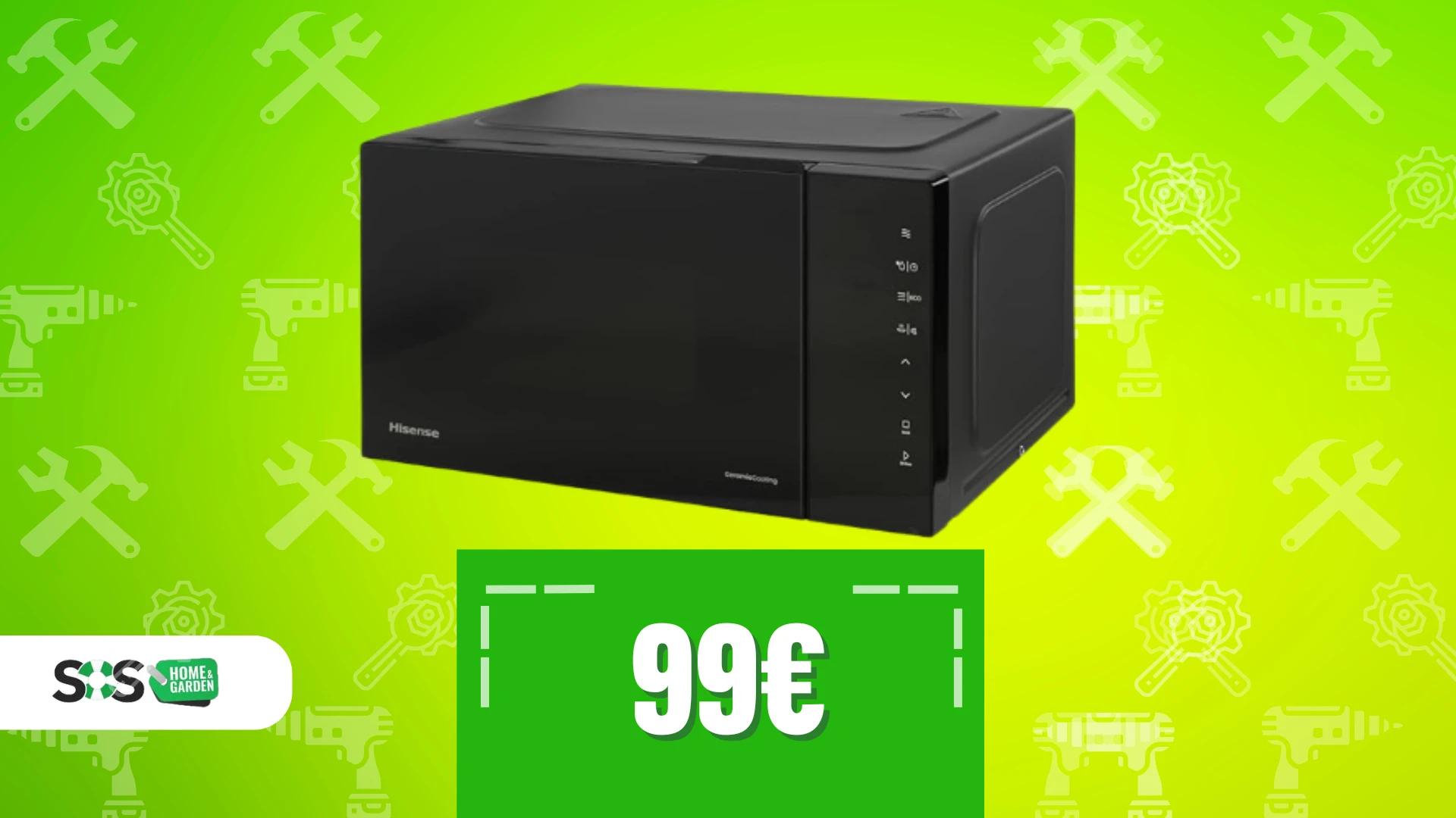 Immagine di Microonde Hisense a soli 99€ con sconto e coupon!