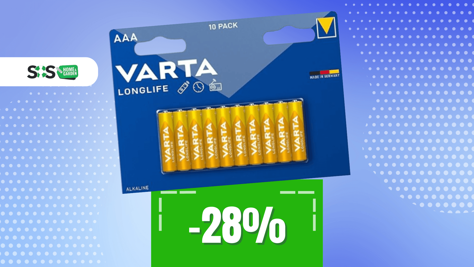 Immagine di 10 batterie Varta AAA a un prezzo da non credere: solo 4€!