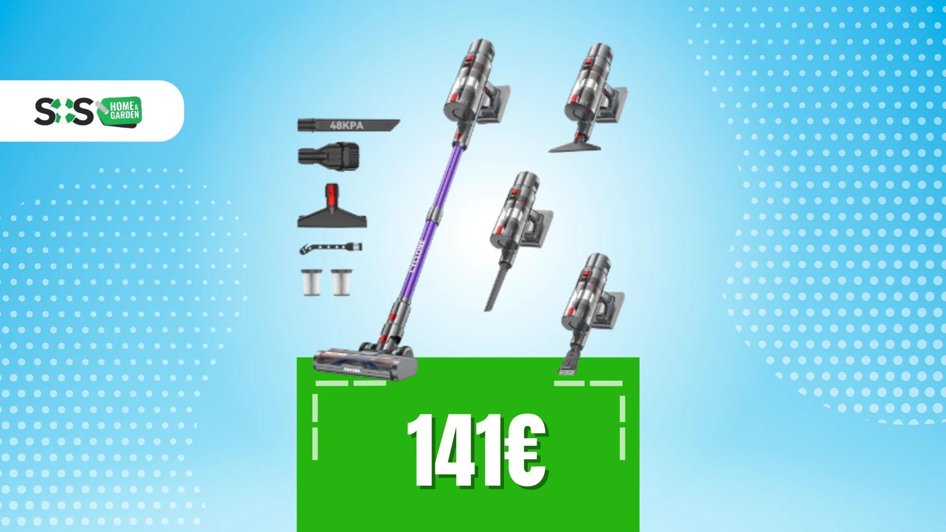 Immagine di Aspirapolvere senza fili in offerta con SCONTO e COUPON!