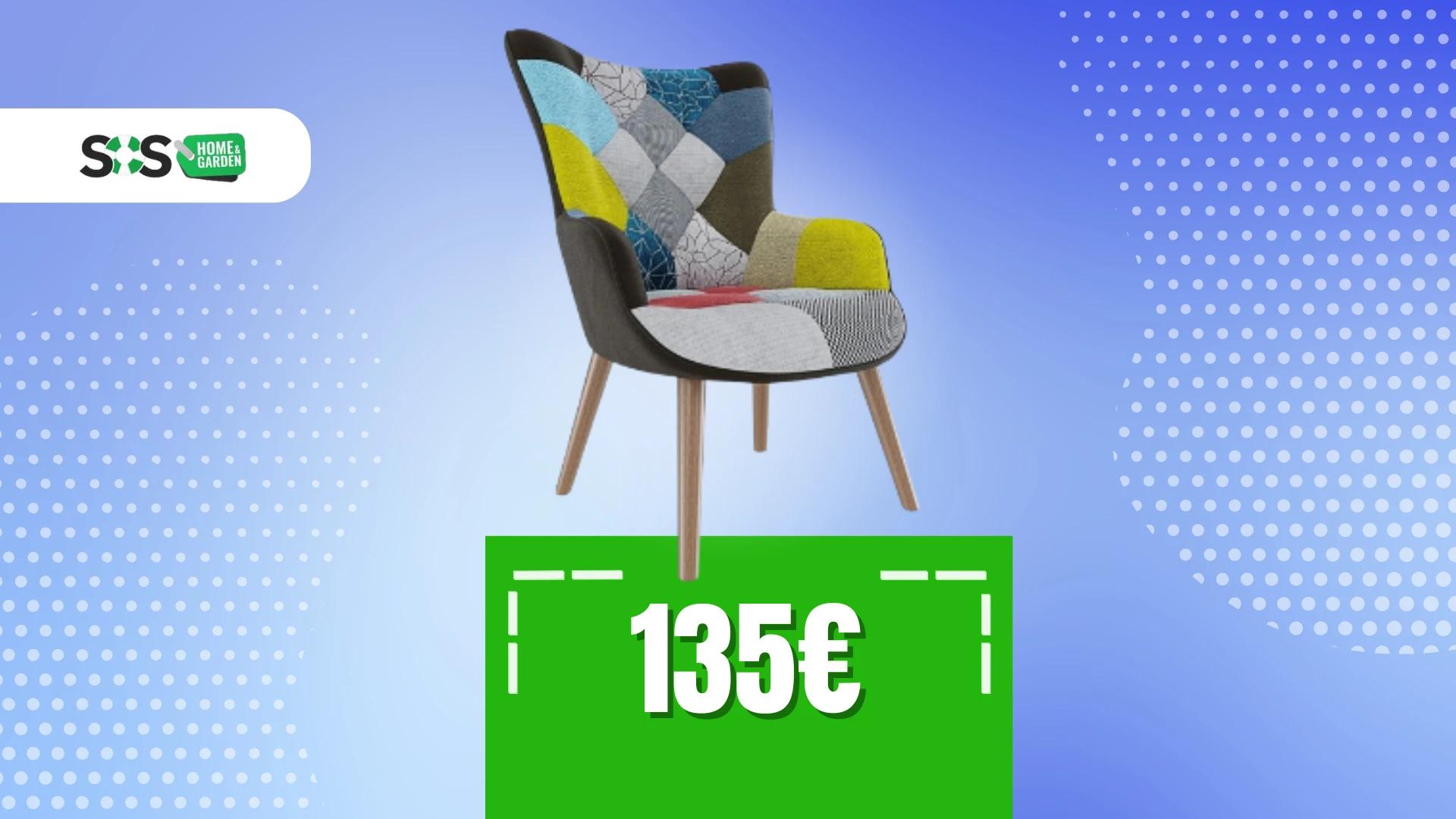 Immagine di STUPENDA poltrona patchwork a un prezzo SHOCK!