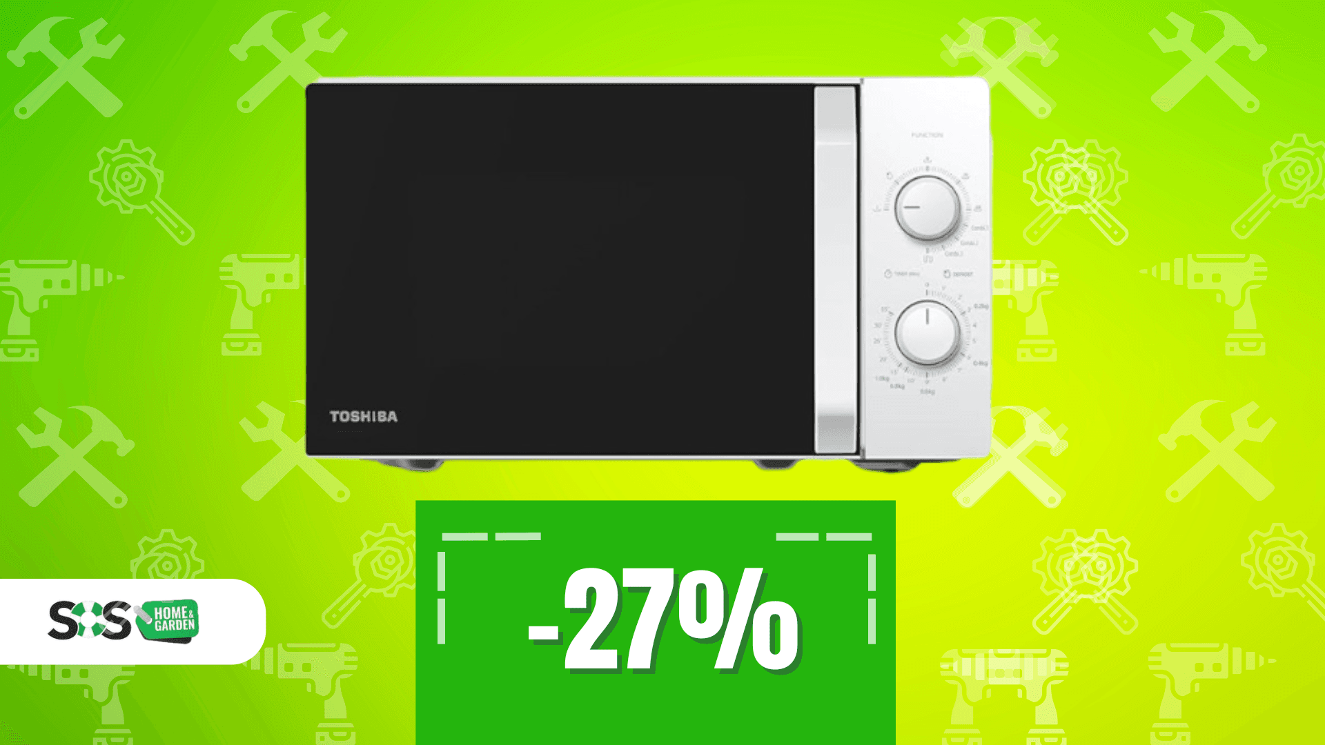 Immagine di Microonde Toshiba a soli 80€ con 3 funzioni in 1!