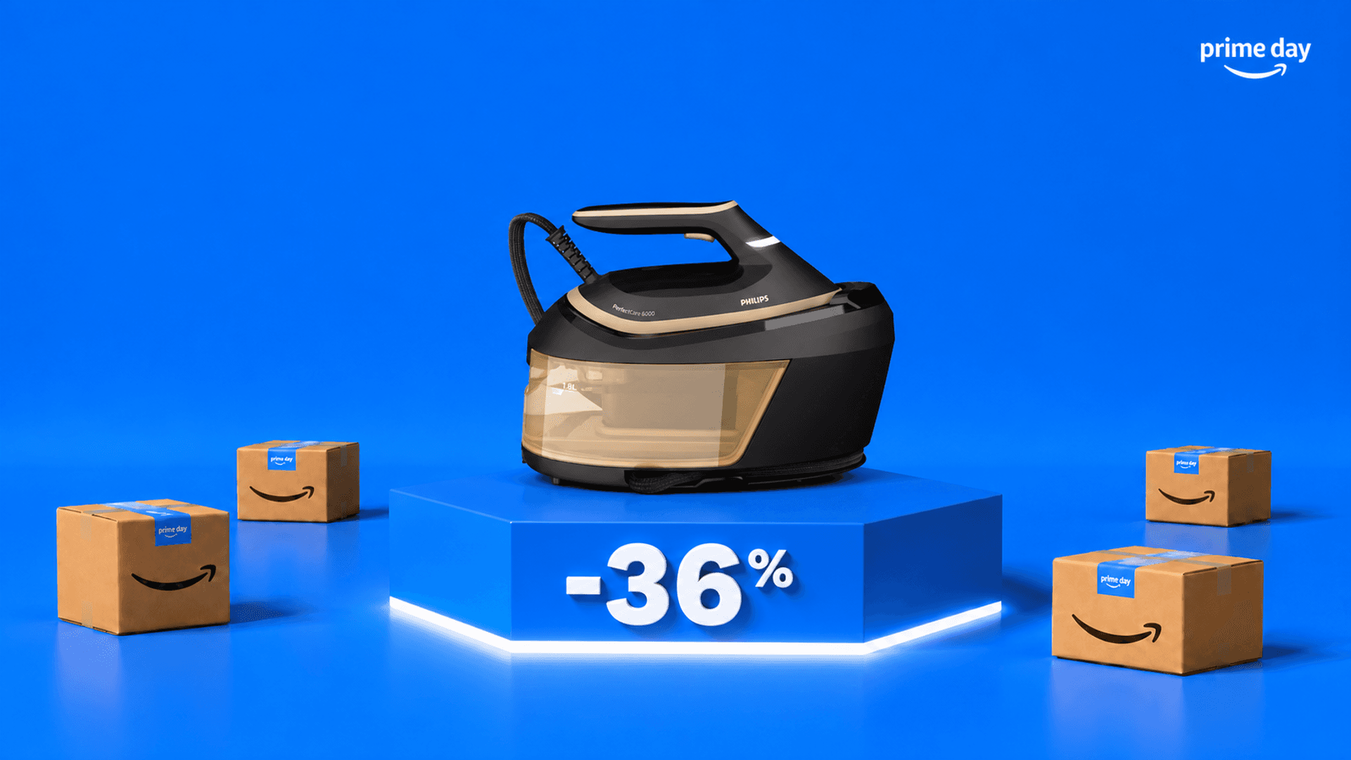 Immagine di Il ferro da stiro con caldaia Philips cala del 36%: 90€ di risparmio