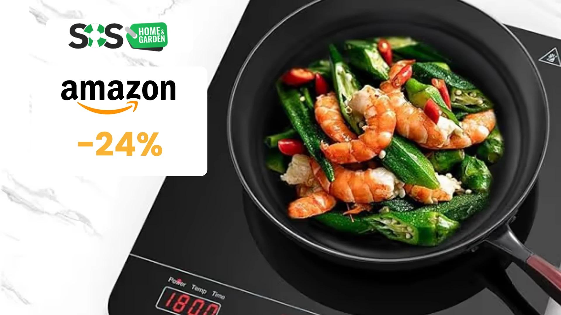 Immagine di Piastra ad induzione Aobosi a soli 53€ per cucinare ovunque!