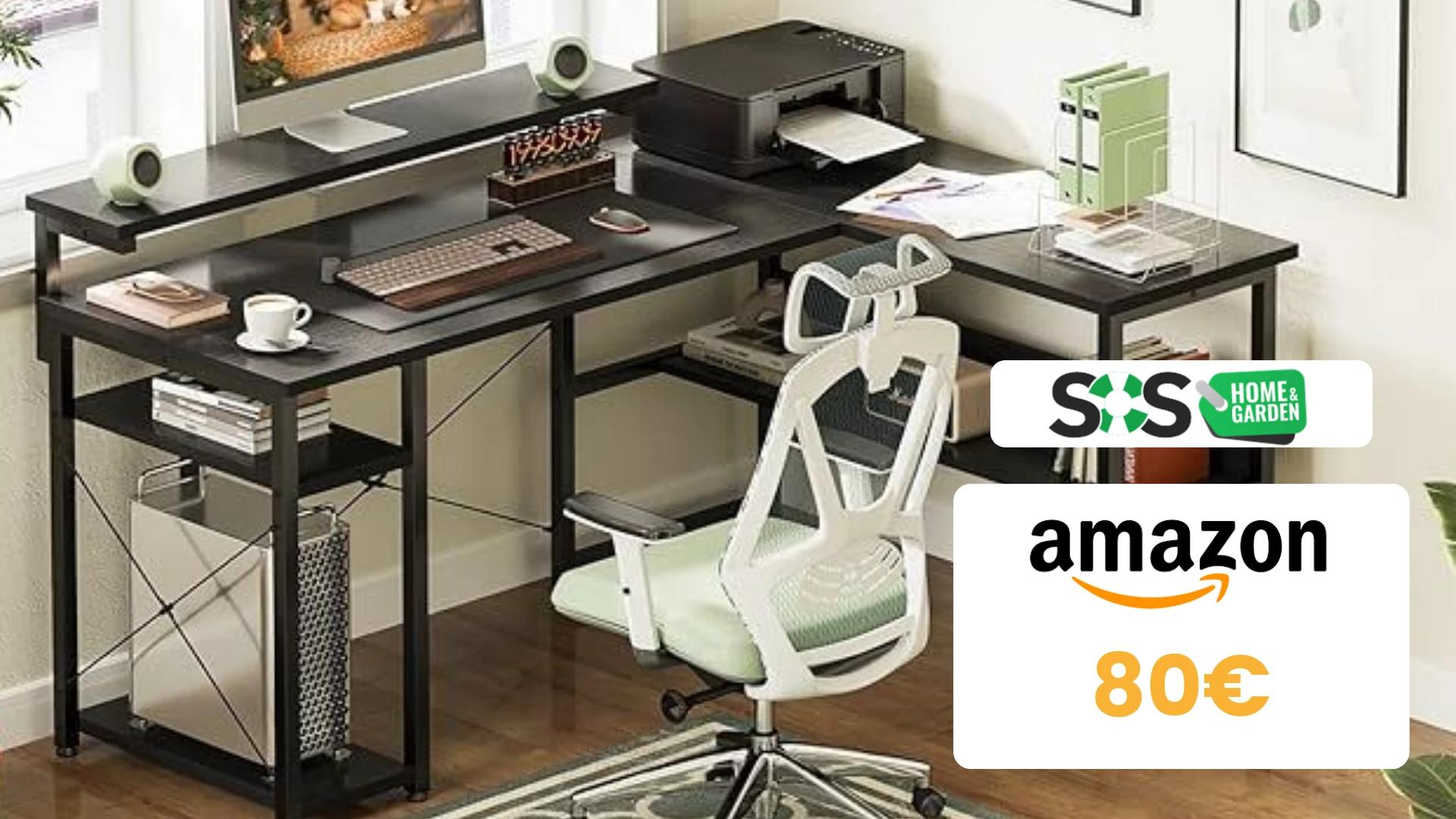 Immagine di OTTIMA scrivania ad angolo al MINIMO STORICO di 80€!