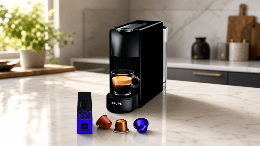 Immagine di Nespresso Krups Essenza Mini cala del 27%: occasione sotto i 90€