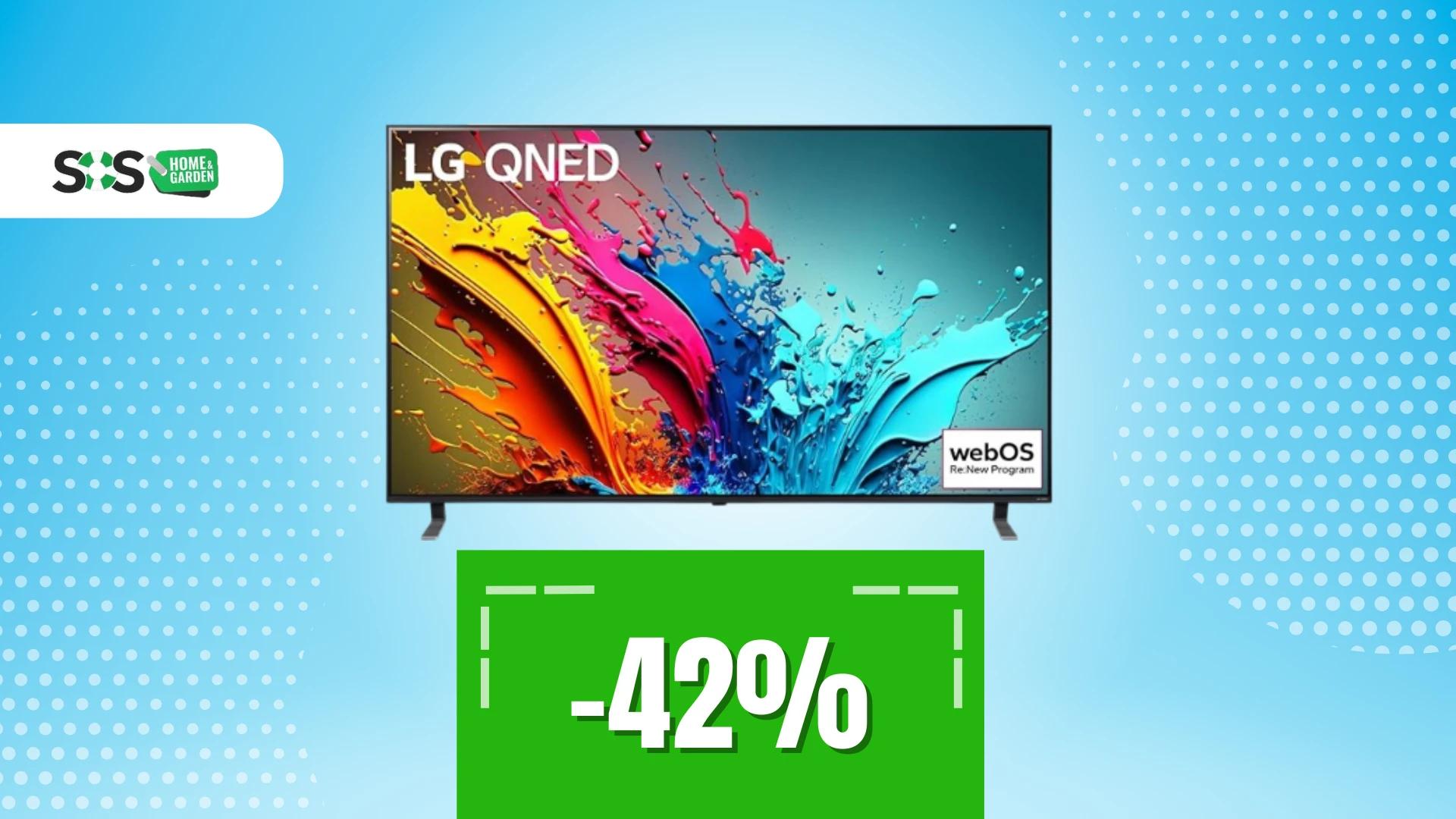 Immagine di Smart TV LG 55'' a 699€: design slim, performance da urlo!