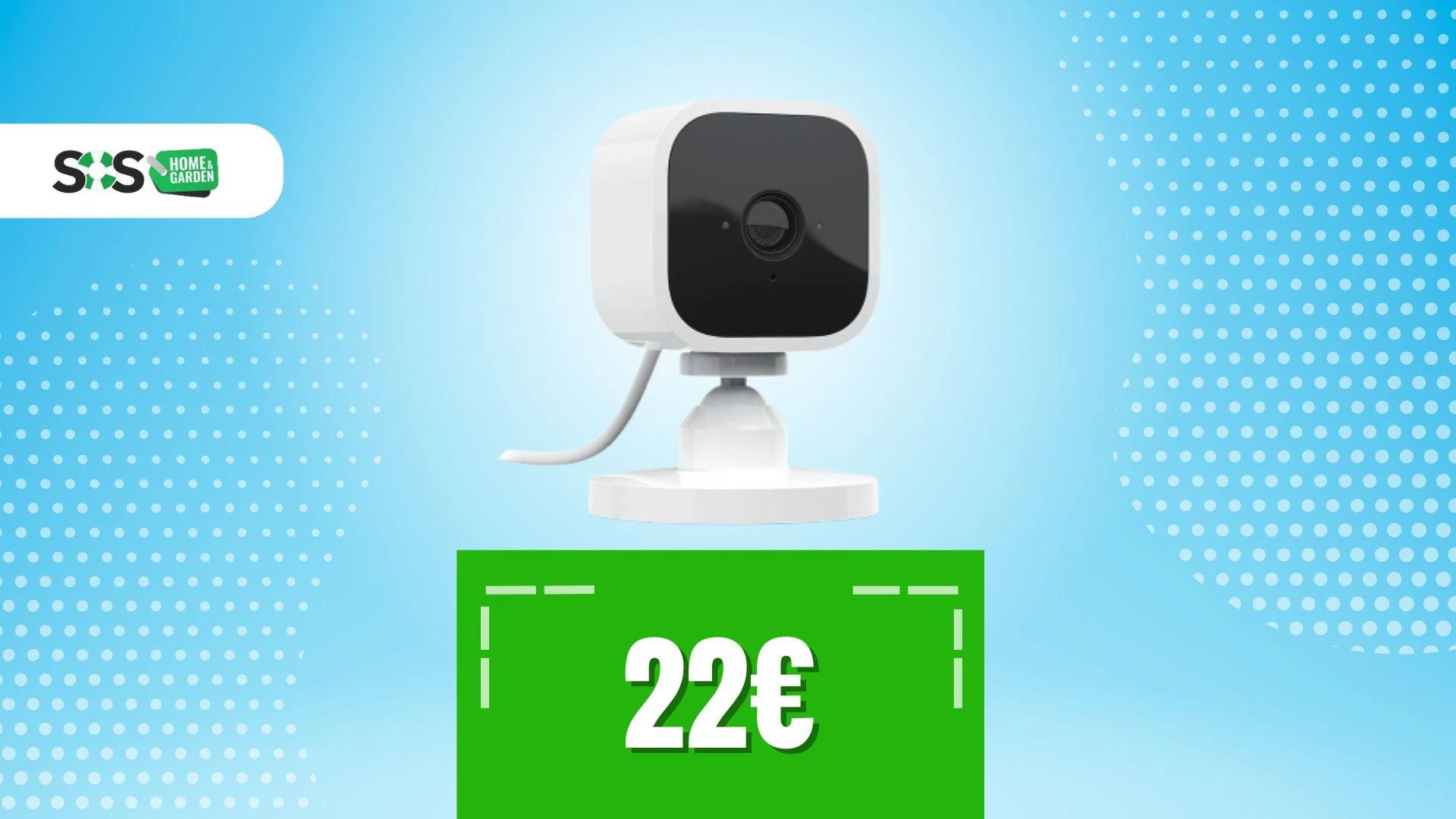 Immagine di Alexa e audio bidirezionale a 22€? Sì, con la piccola Blink Mini