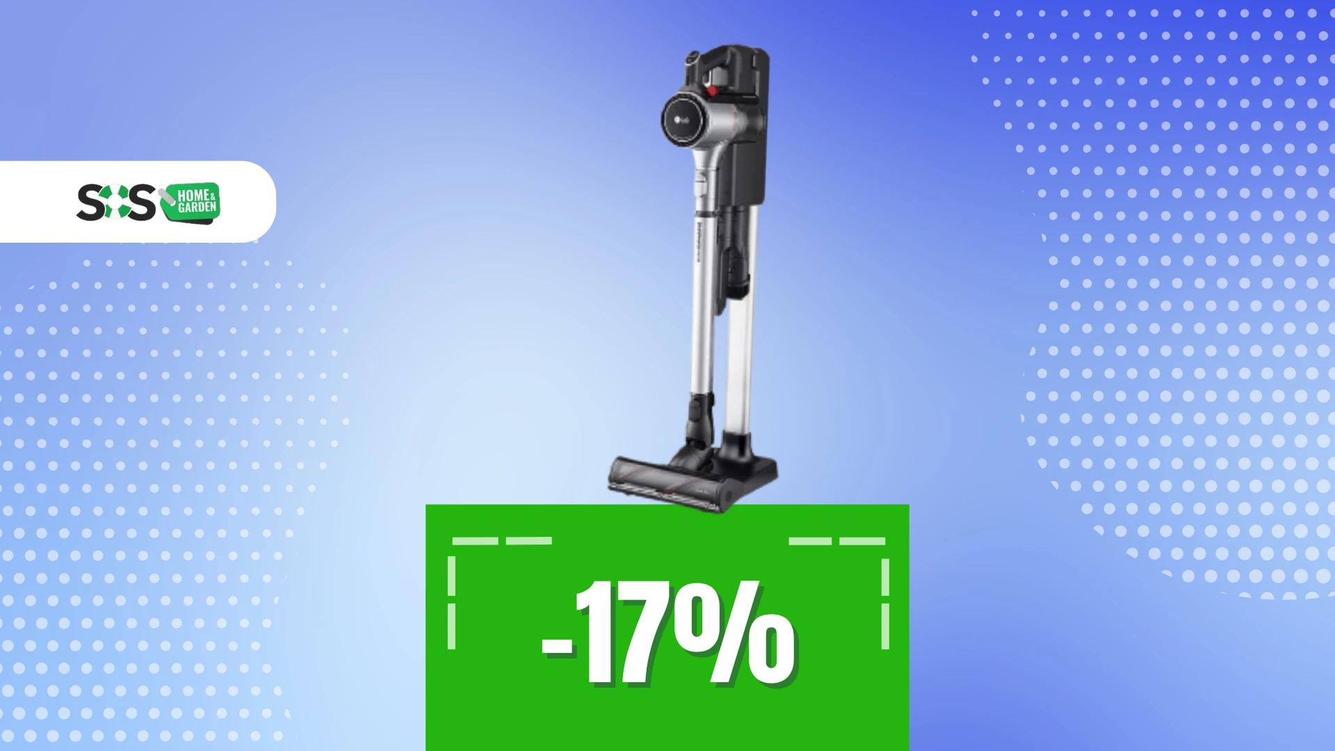 Immagine di Aspirapolvere senza fili LG a 218€: casa pulita senza scuse!