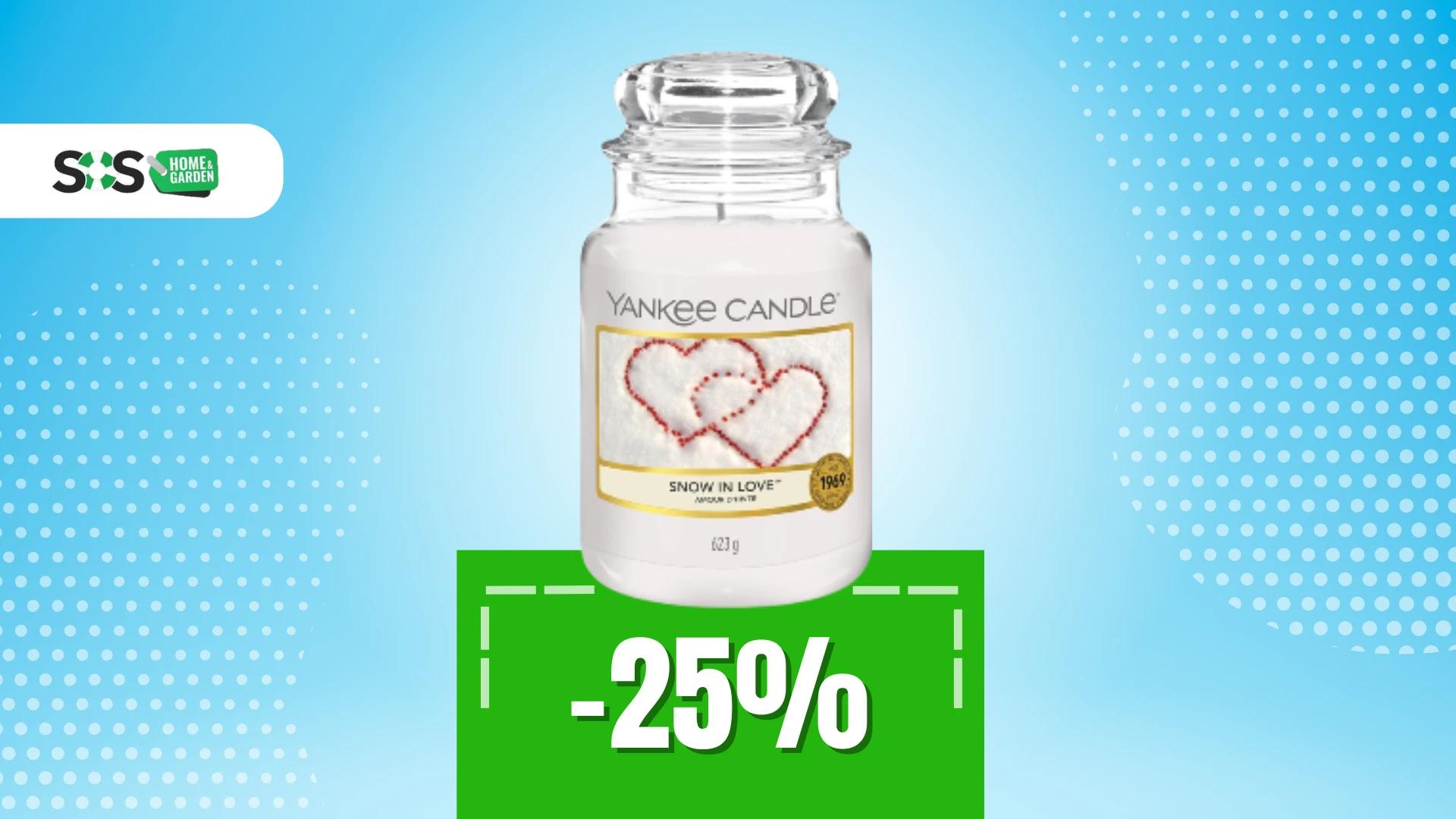Immagine di Yankee Candle: la profumazione snow in love a solo 26€!