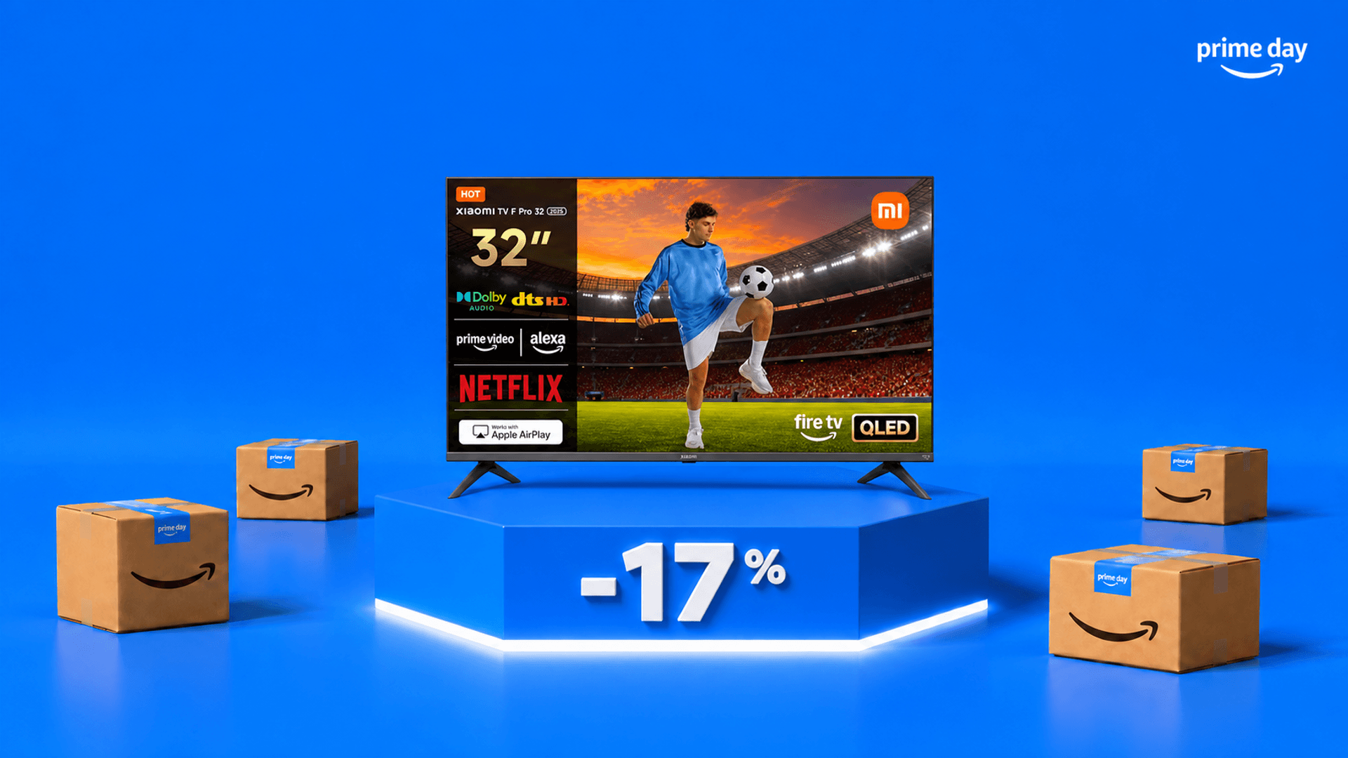 Immagine di Xiaomi TV F Pro 32 cala sotto i 150€: smart TV compatta in offerta