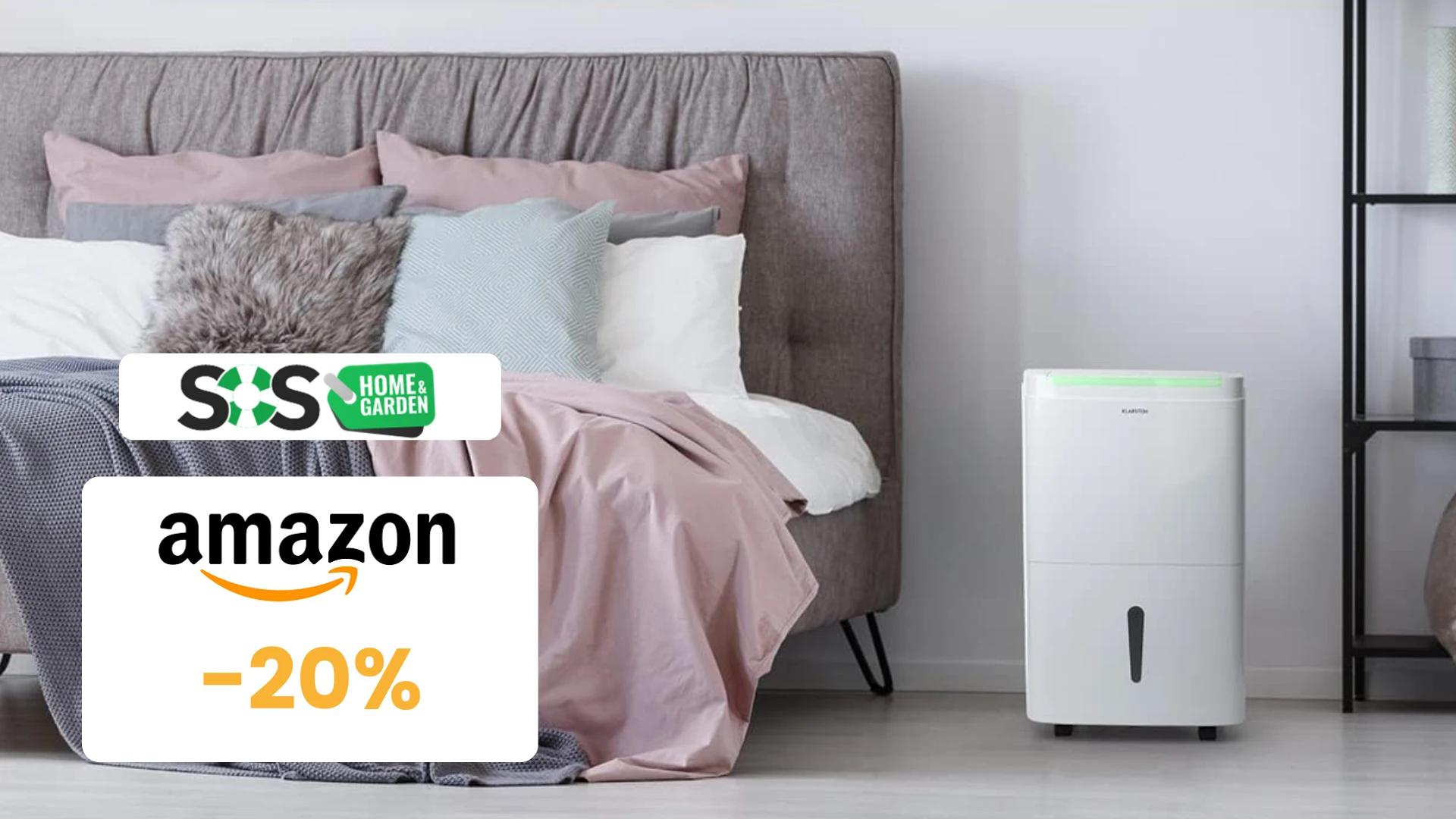 Immagine di Miglior qualità dell'aria con questo deumidificatore a 228€!