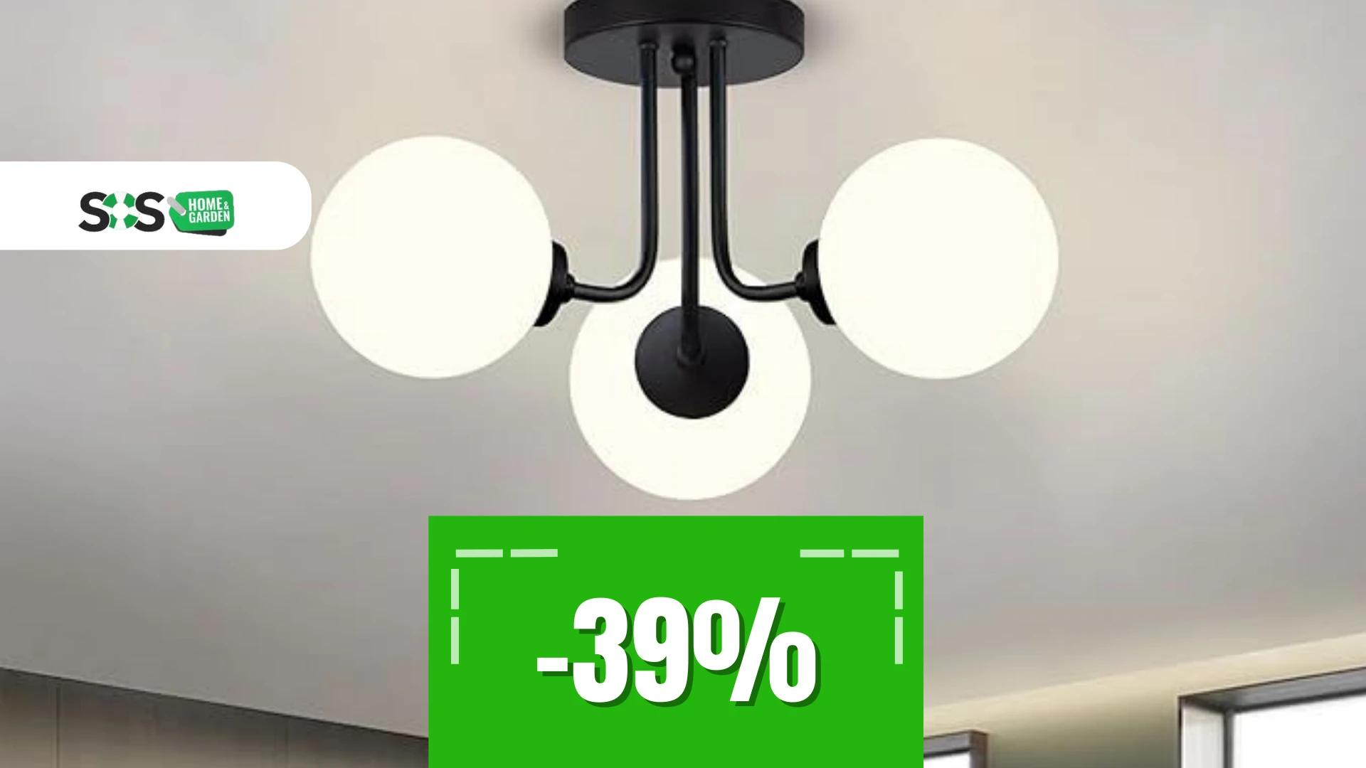 Immagine di Lampadario a 30€: la tua casa merita un tocco di classe!