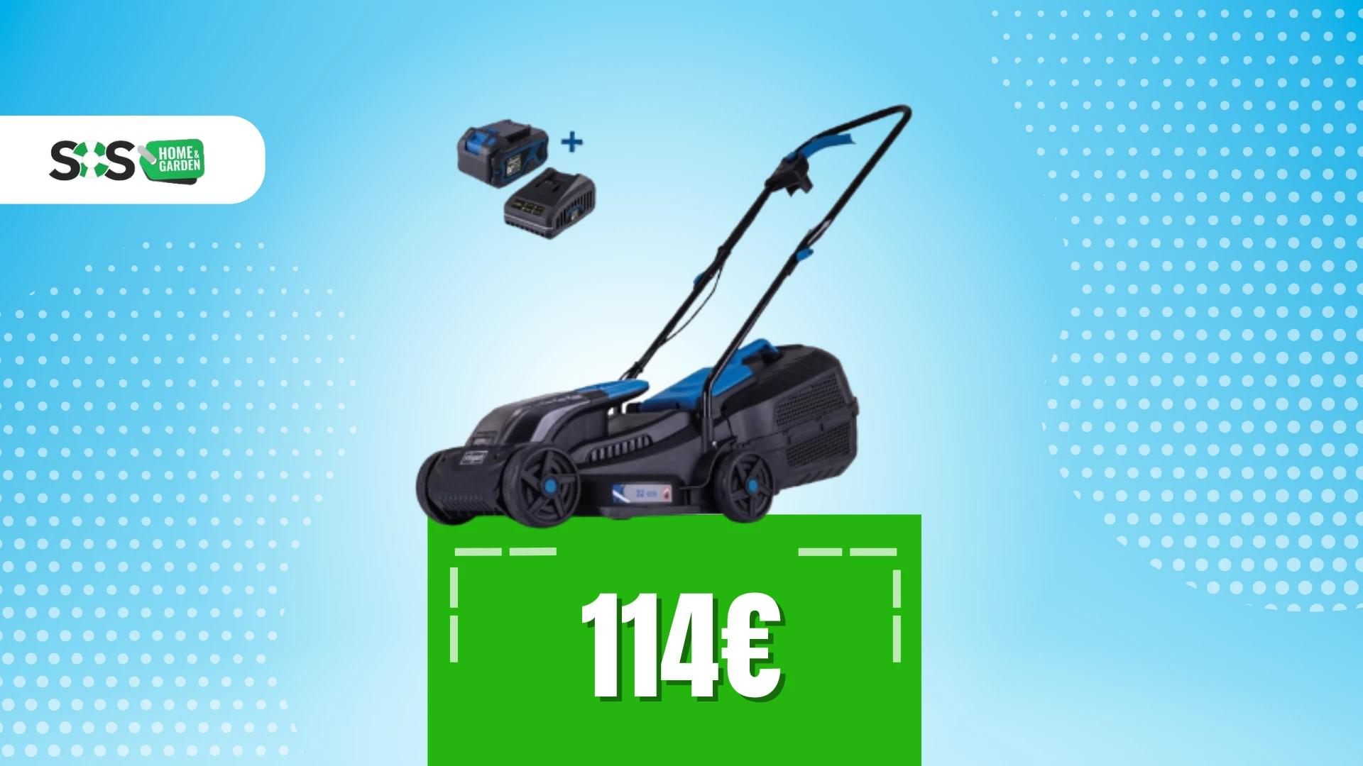 Immagine di Potente e senza fili: il tuo prato perfetto con Scheppach!
