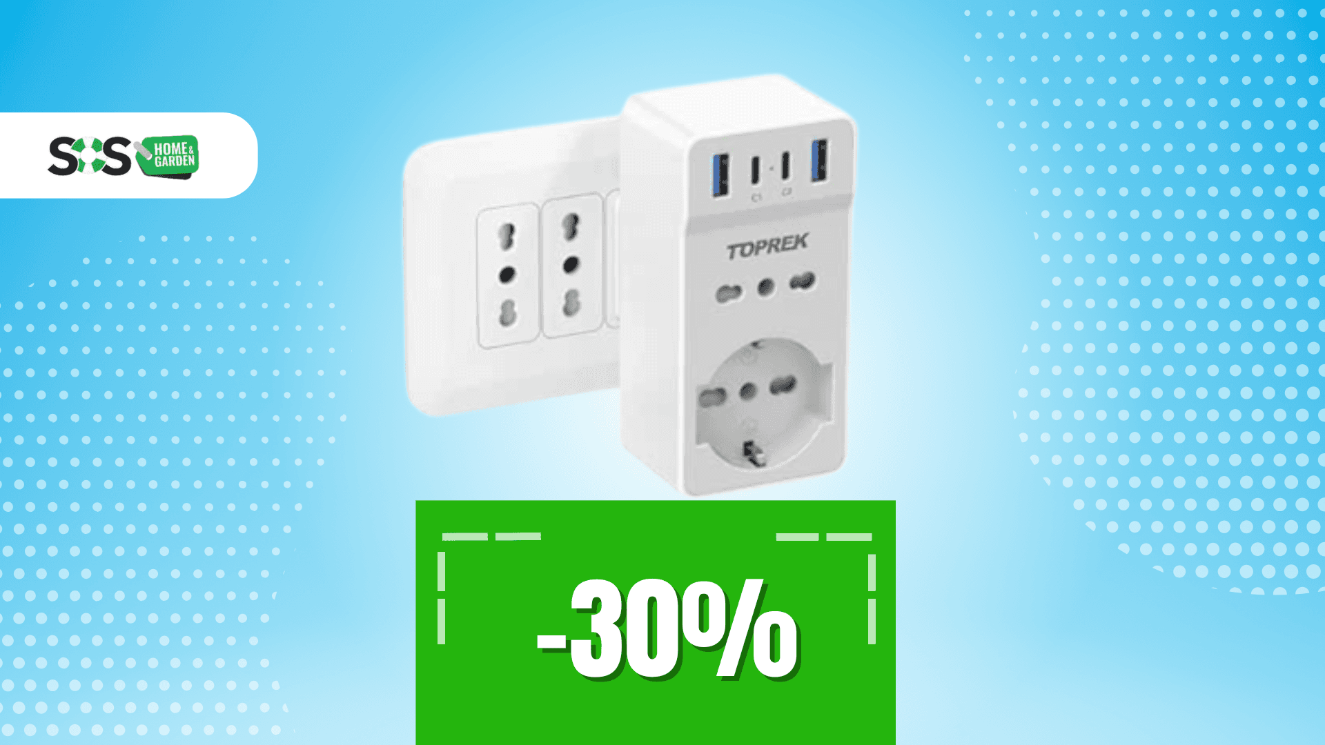 Immagine di Stop al disordine! Multipresa salvaspazio a soli 13€!