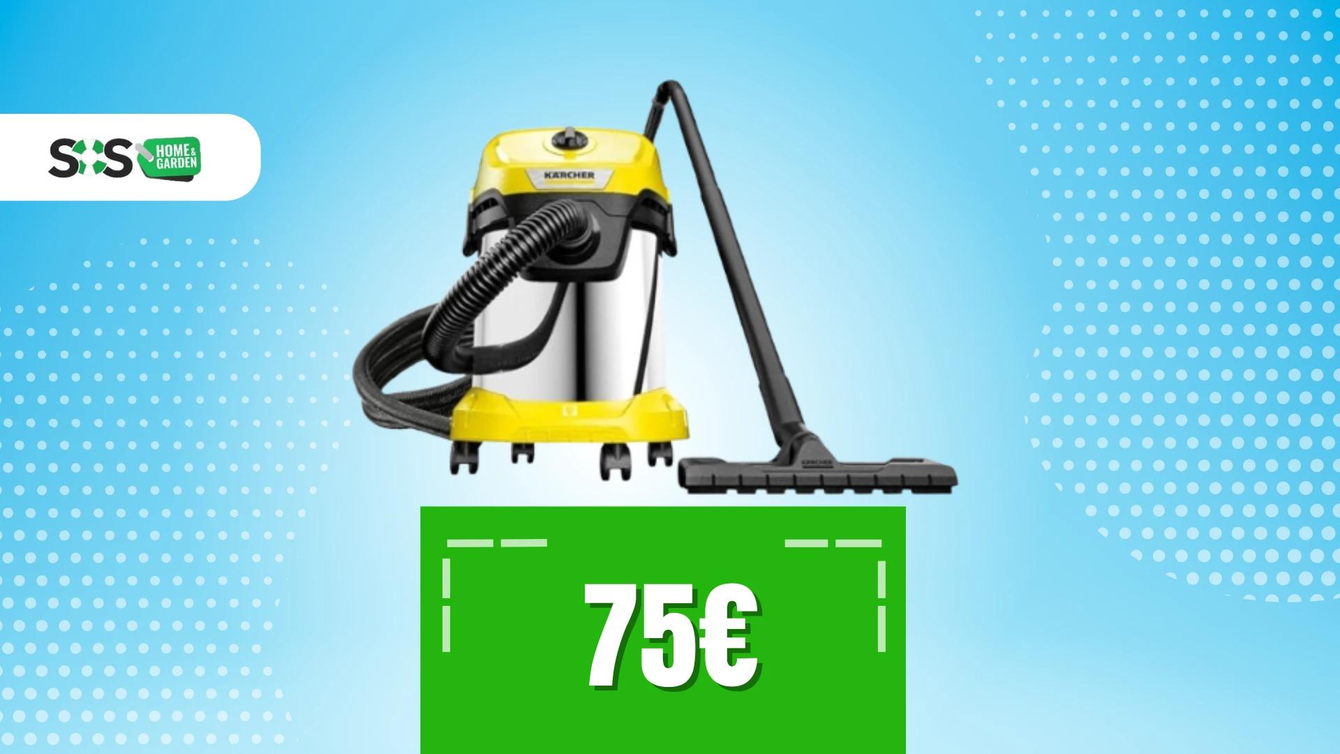 Immagine di Potente aspiratore Kärcher oggi al MINIMO STORICO!