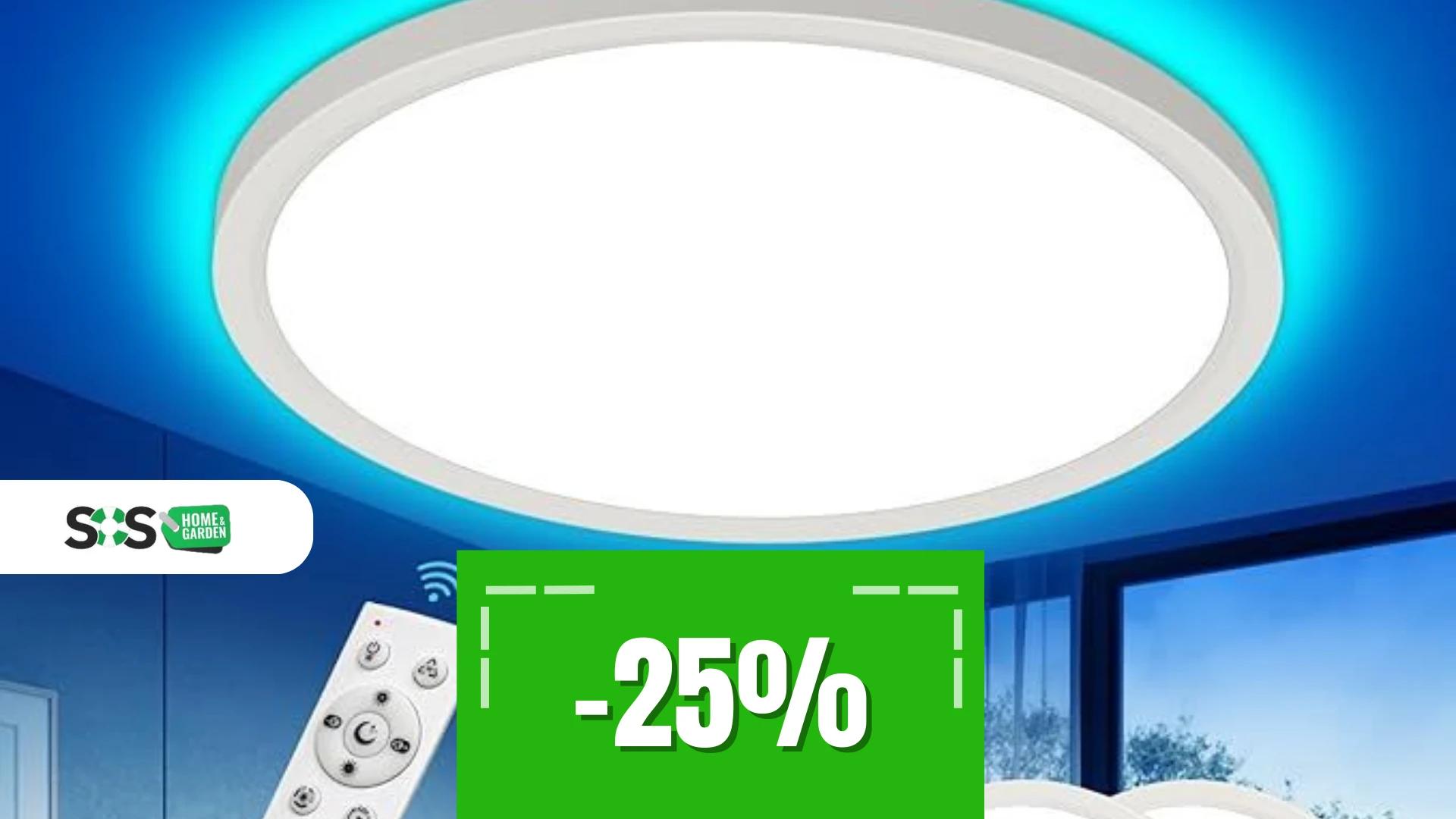 Immagine di Illuminate la casa con stile con queste due plafoniere LED!