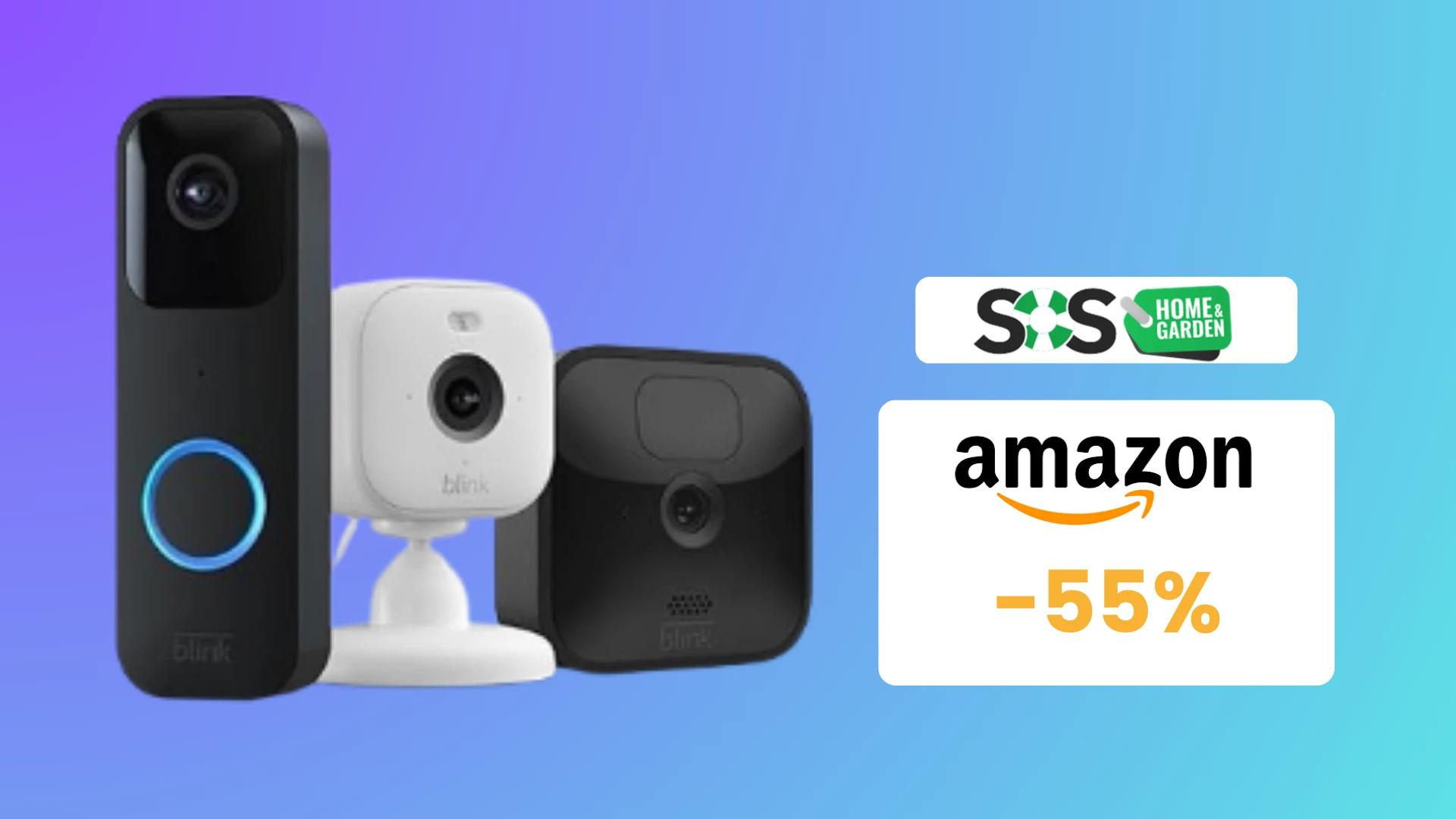 Immagine di Offerta esclusiva Prime: kit di sicurezza Blink a soli 90€!