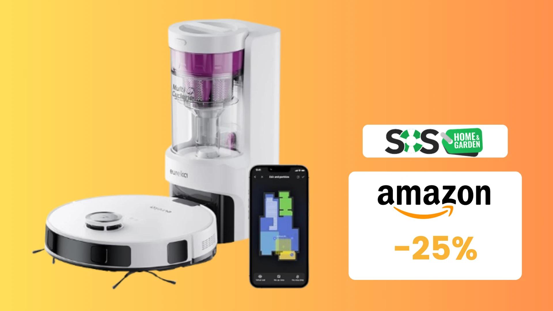 Immagine di Offerta Amazon Prime: robot aspirapolvere Eureka a 300€!