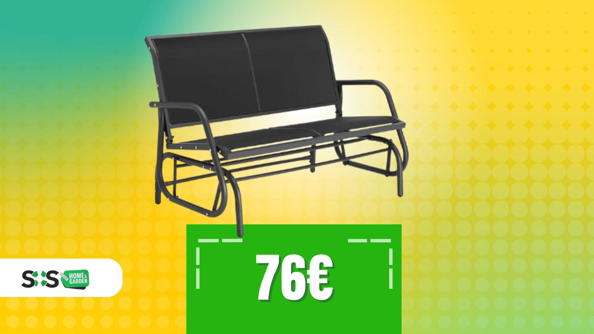 Immagine di La panca da giardino che ti coccola a soli 76€!