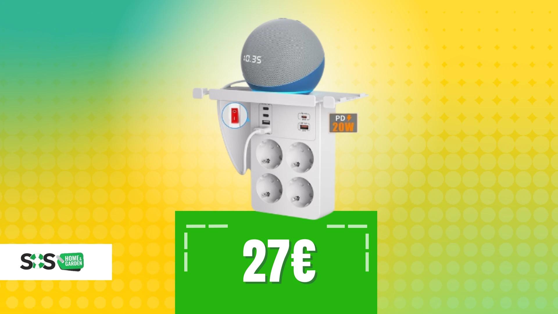 Immagine di Una soluzione salvaspazio con ricarica rapida oggi a 27€!