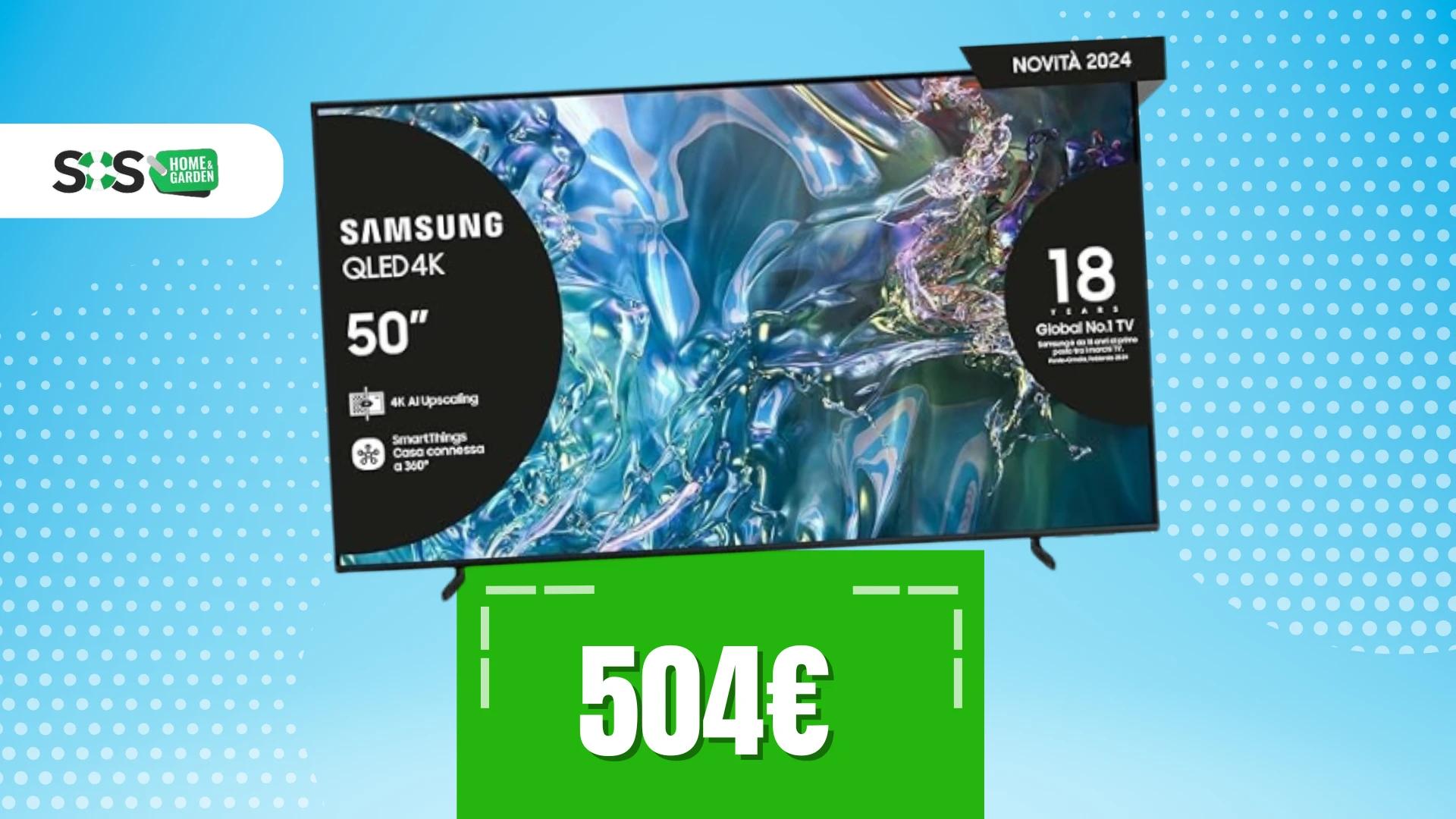 Immagine di 50'' di pura gioia: smart TV Samsung al MINIMO STORICO!
