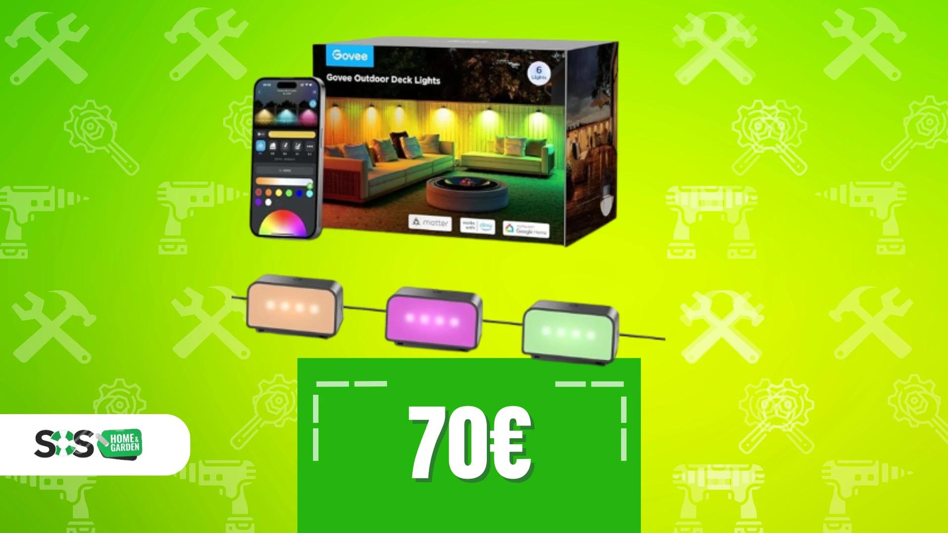 Immagine di Atmosfera perfetta con queste luci da esterno a soli 70€!