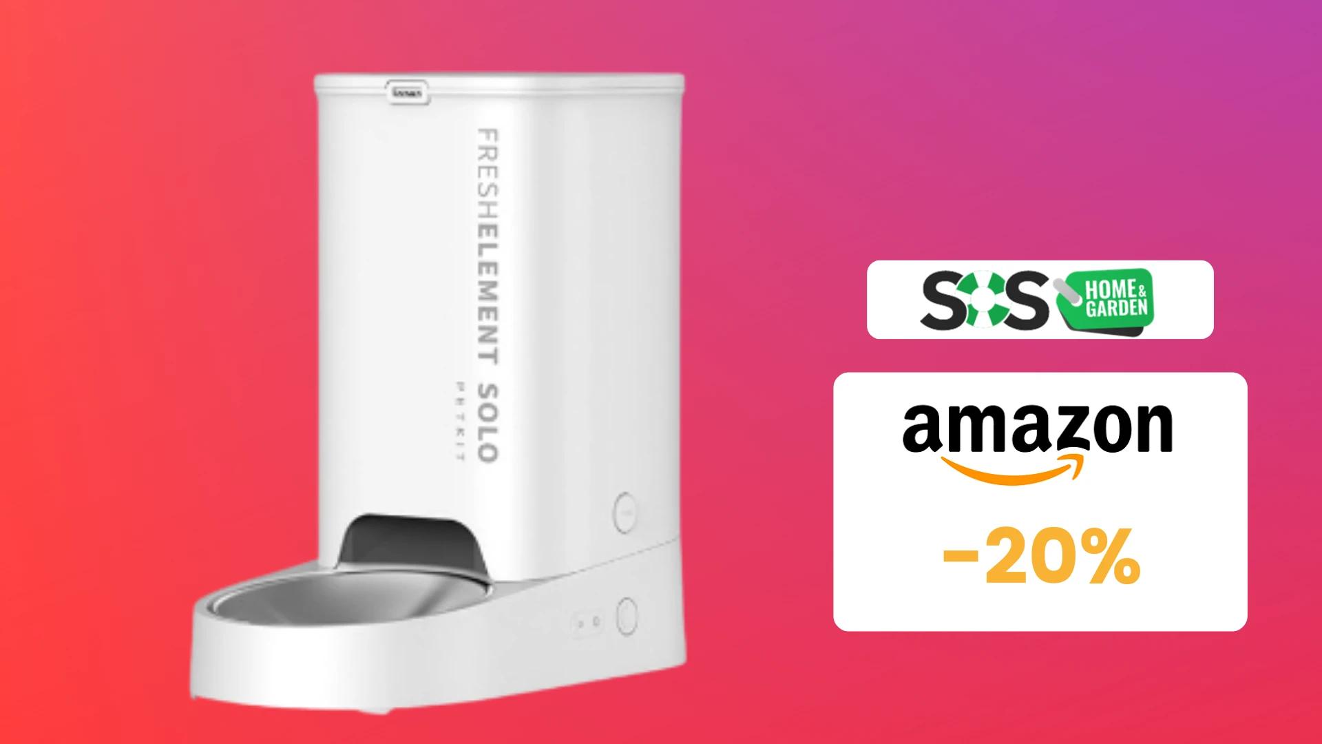 Immagine di Distributore automatico di cibo per animali Petkit a 64€!
