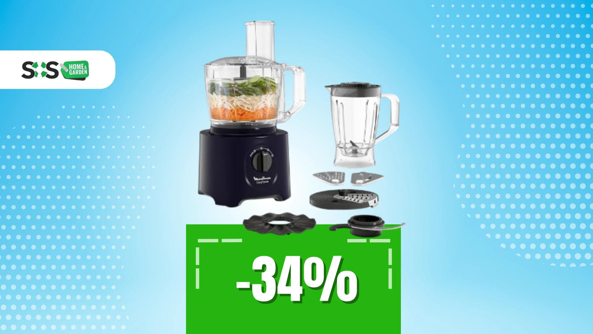 Immagine di Moulinex Easy Force: 25 funzioni e 6 accessori a soli 66€!