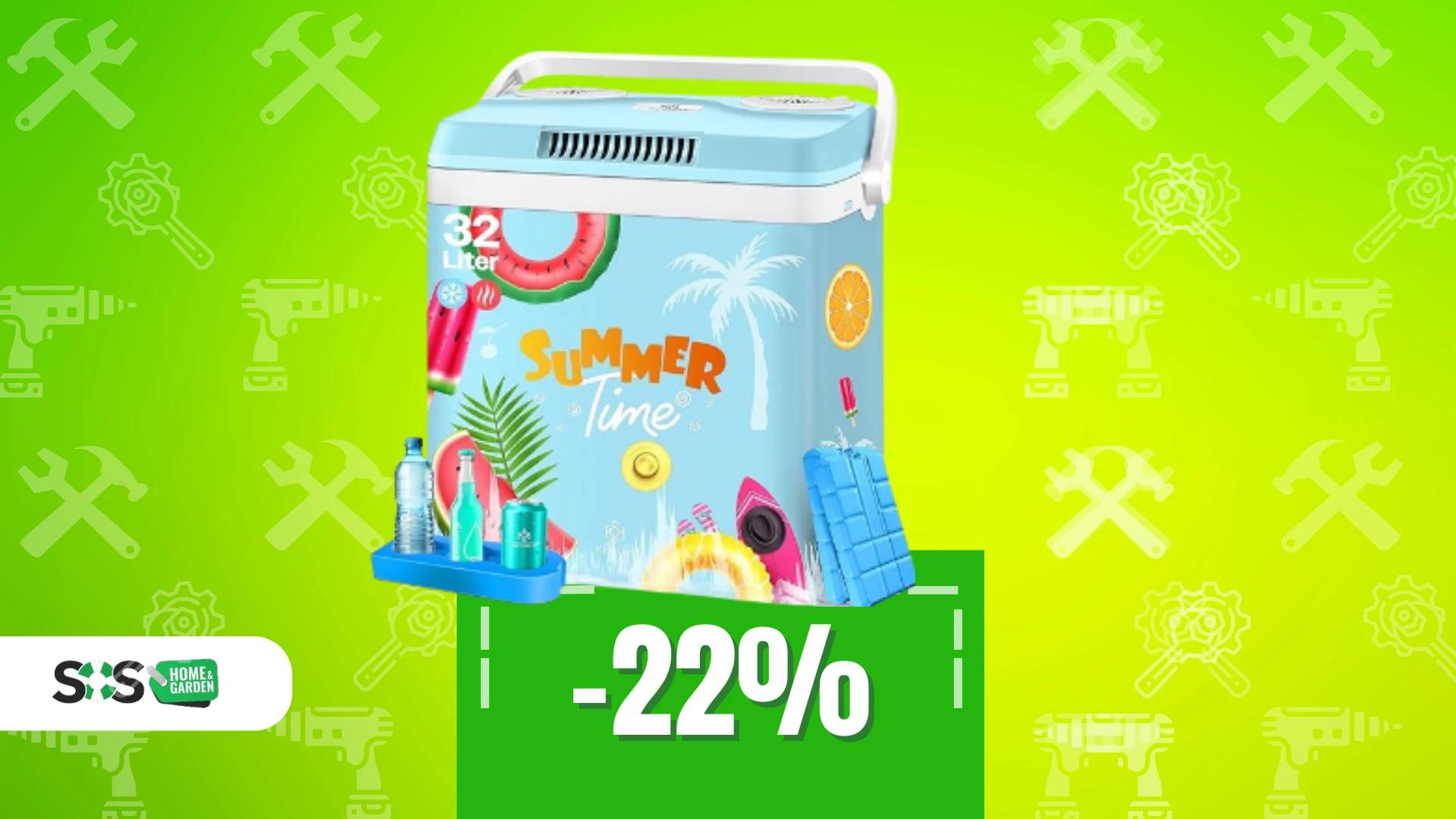 Immagine di Campeggio, auto, casa: il mini frigo Kesser fa tutto a 84€!